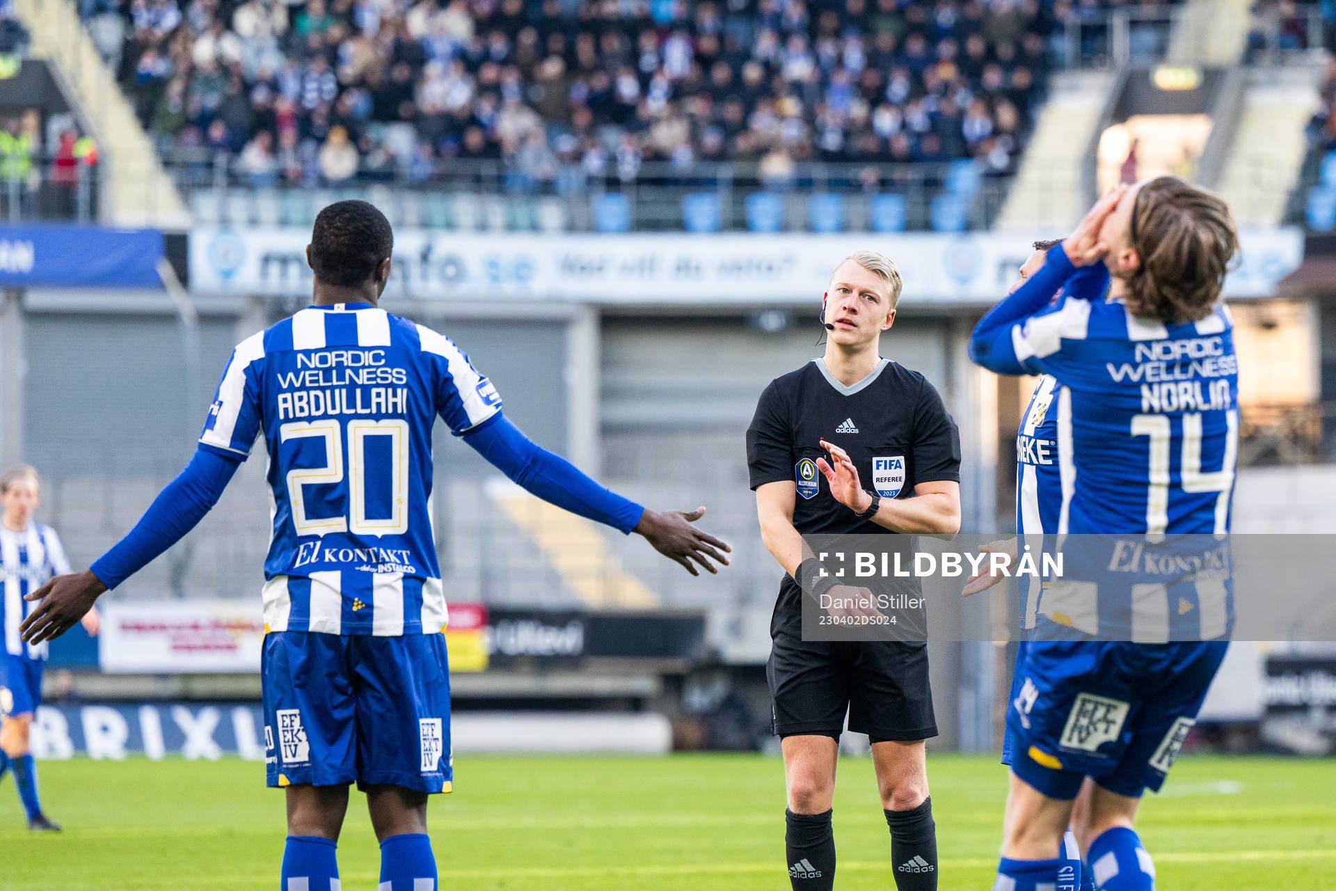 IFK Göteborgs Suleiman Abdullahi och Gustaf Norlin deppar