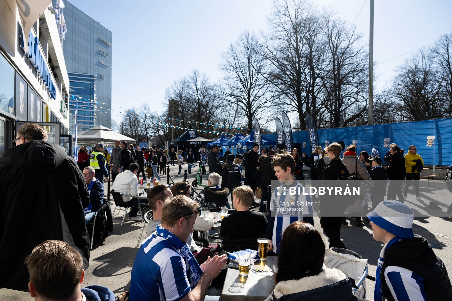 Aktivitet utanför Gamla Ullevi