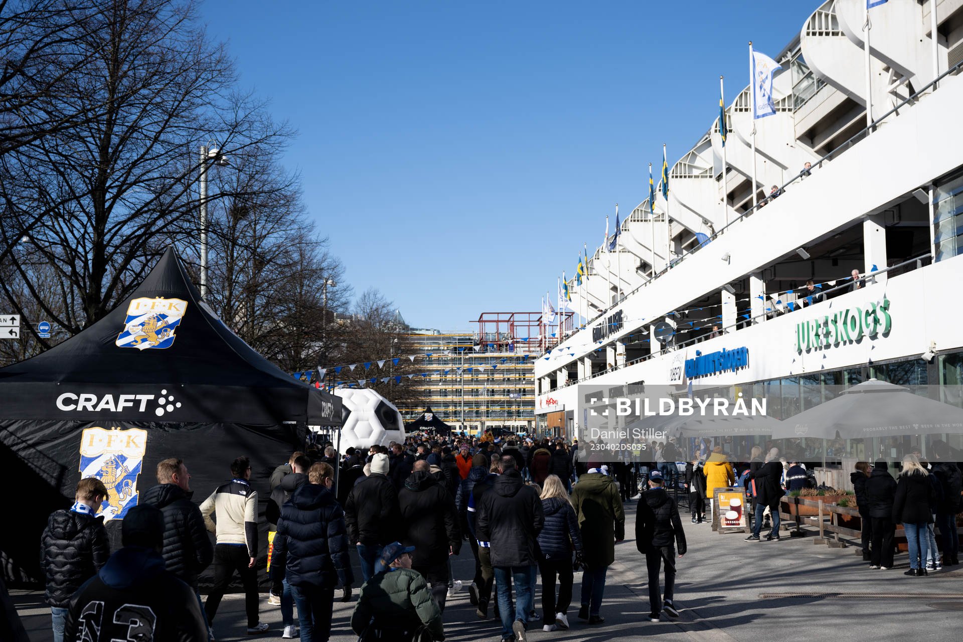 Aktivitet utanför Gamla Ullevi