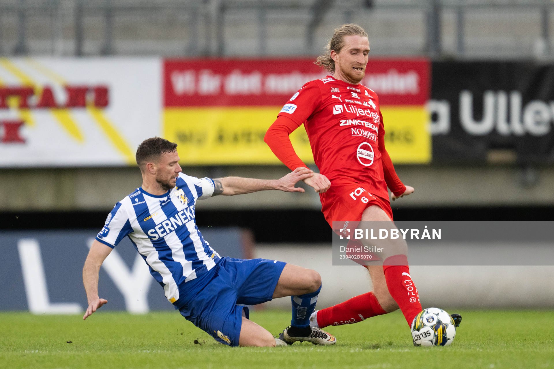 IFK Göteborgs Marcus Berg och Värnamos Hampus Näsström