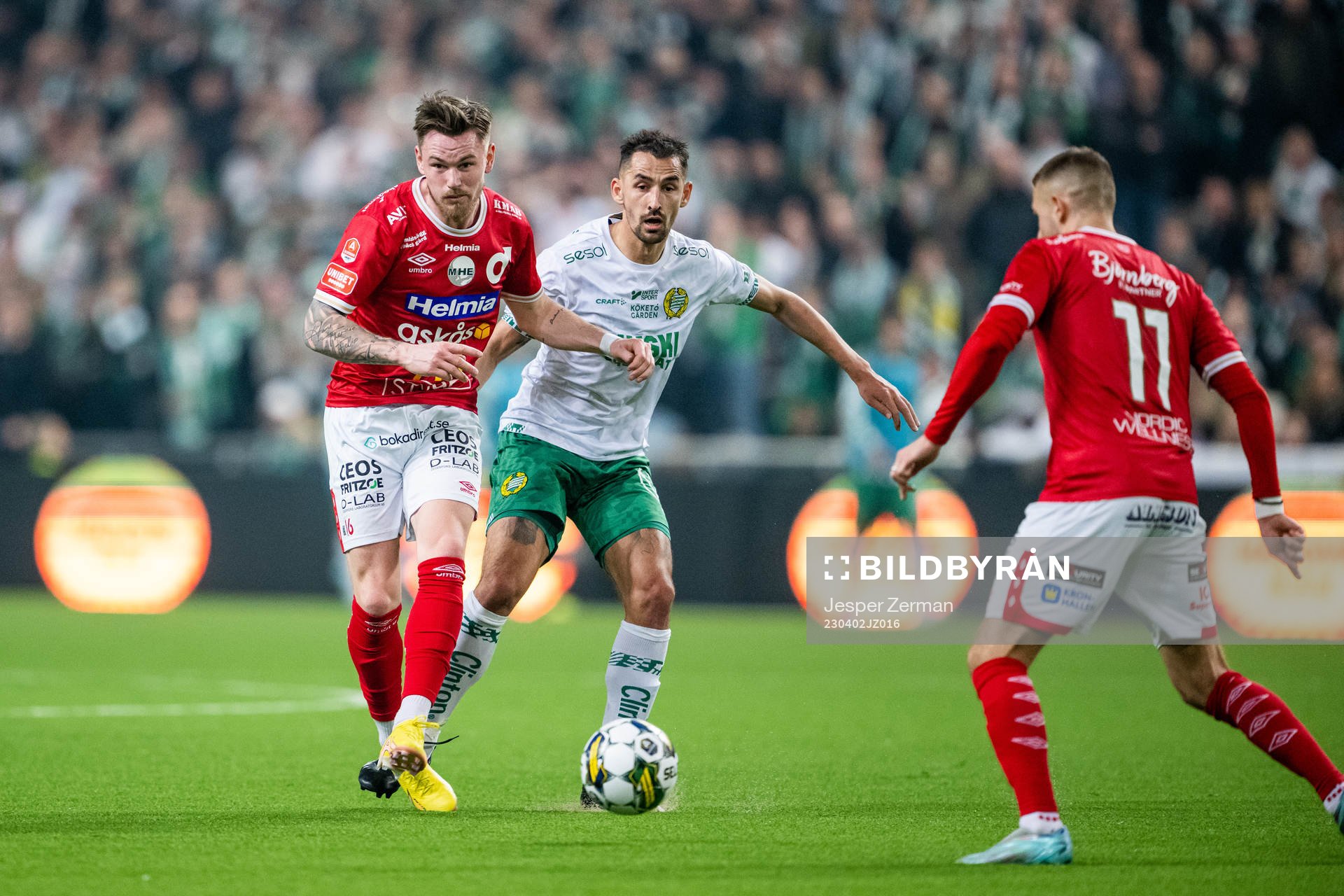 Degerfors Sixten Eriksson och Hammarbys Loret Sadiku