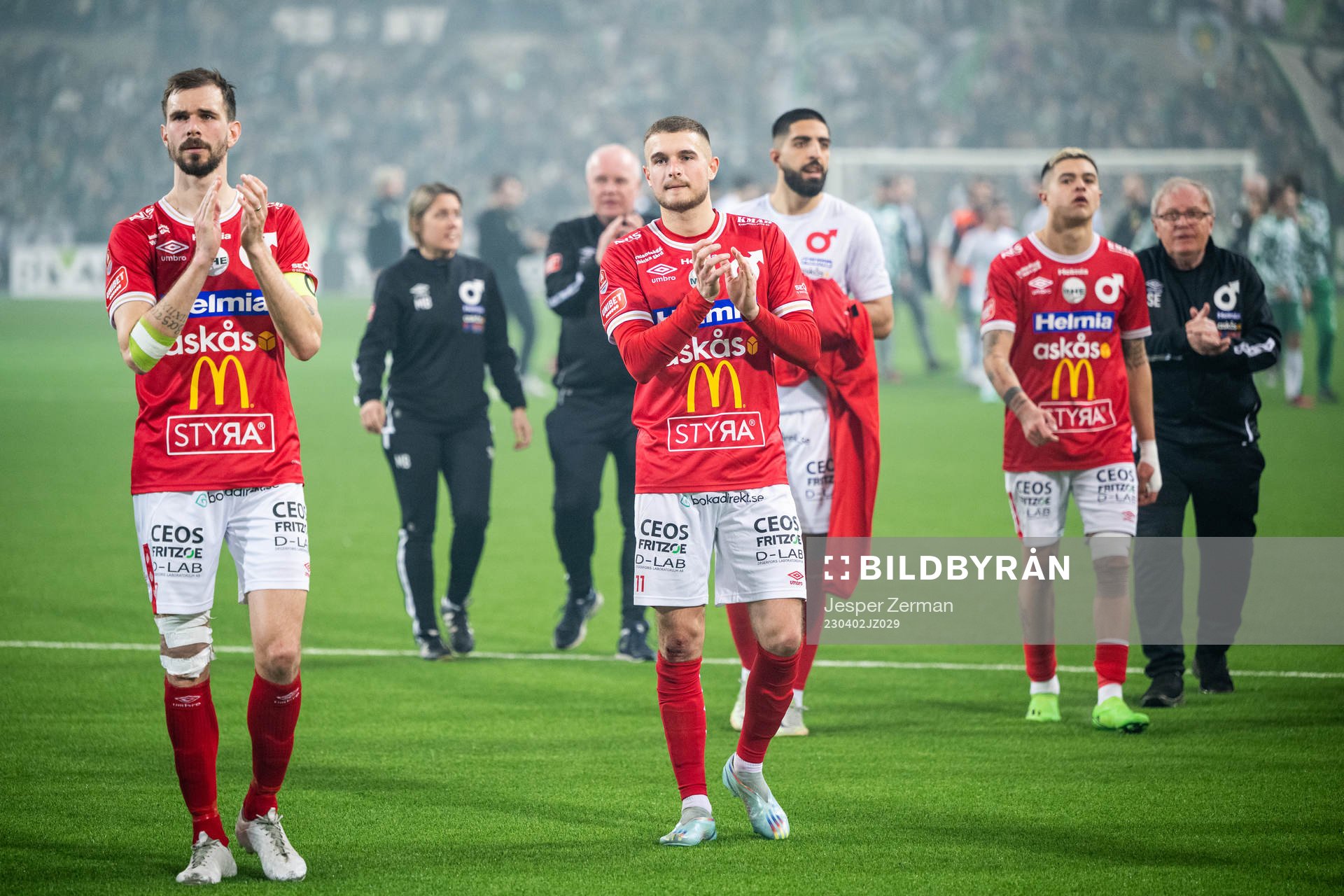 Degerfors Sebastian Ohlsson och Christos Gravius deppar