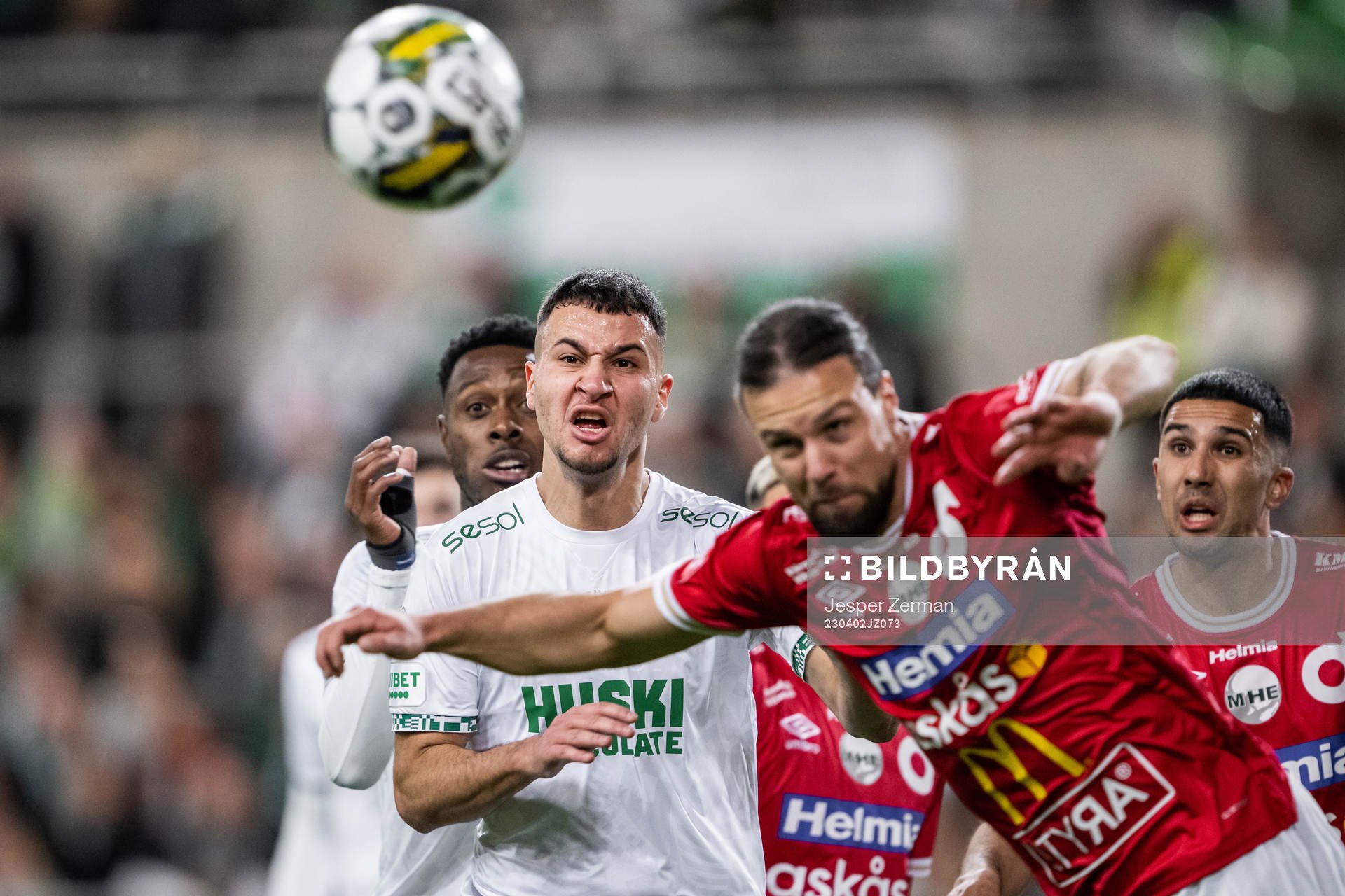 Hammarbys Abdelrahman Saidi och Degerfors Abdelkarim Mammar