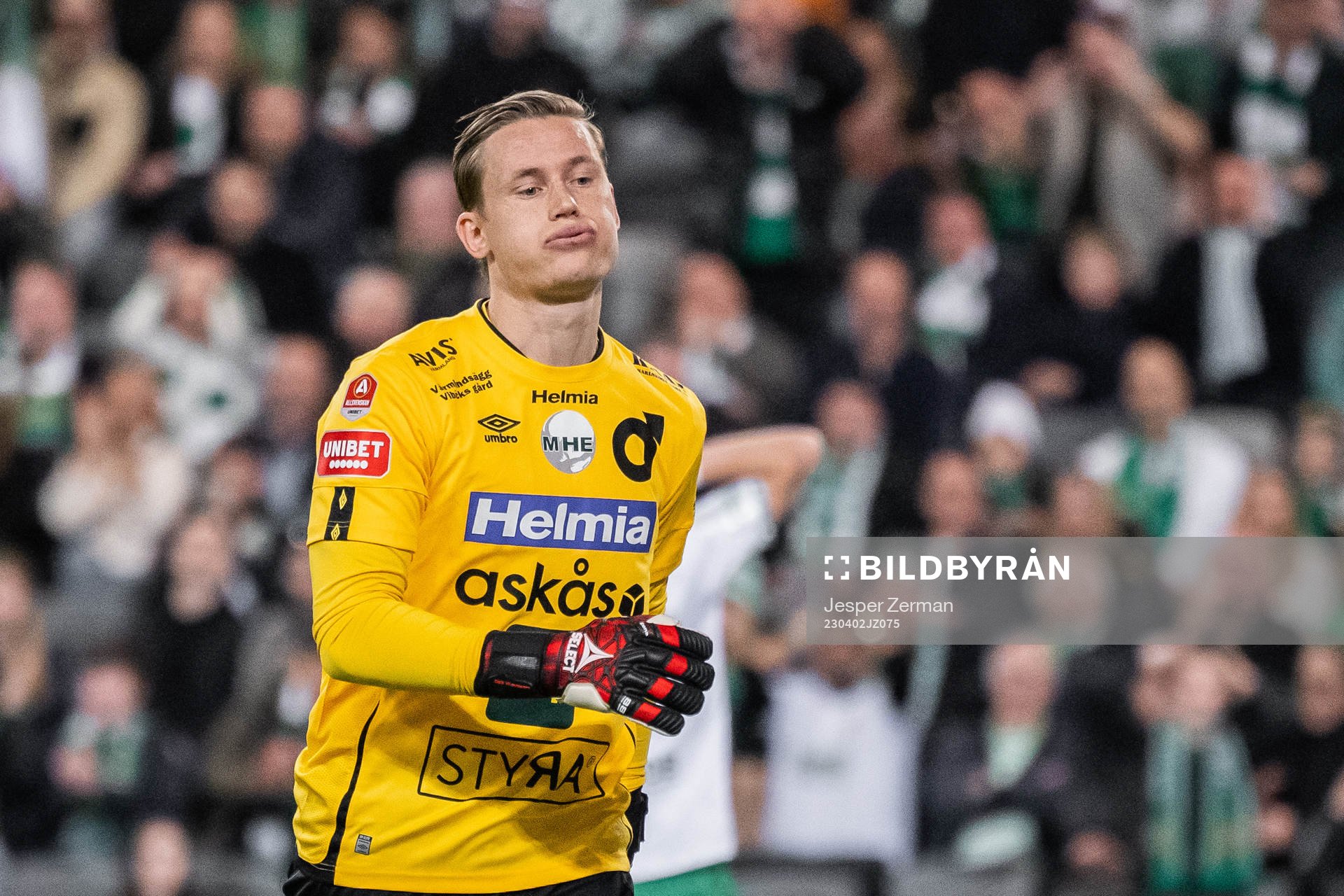 Degerfors målvakt Sondre Lovseth Rossbach