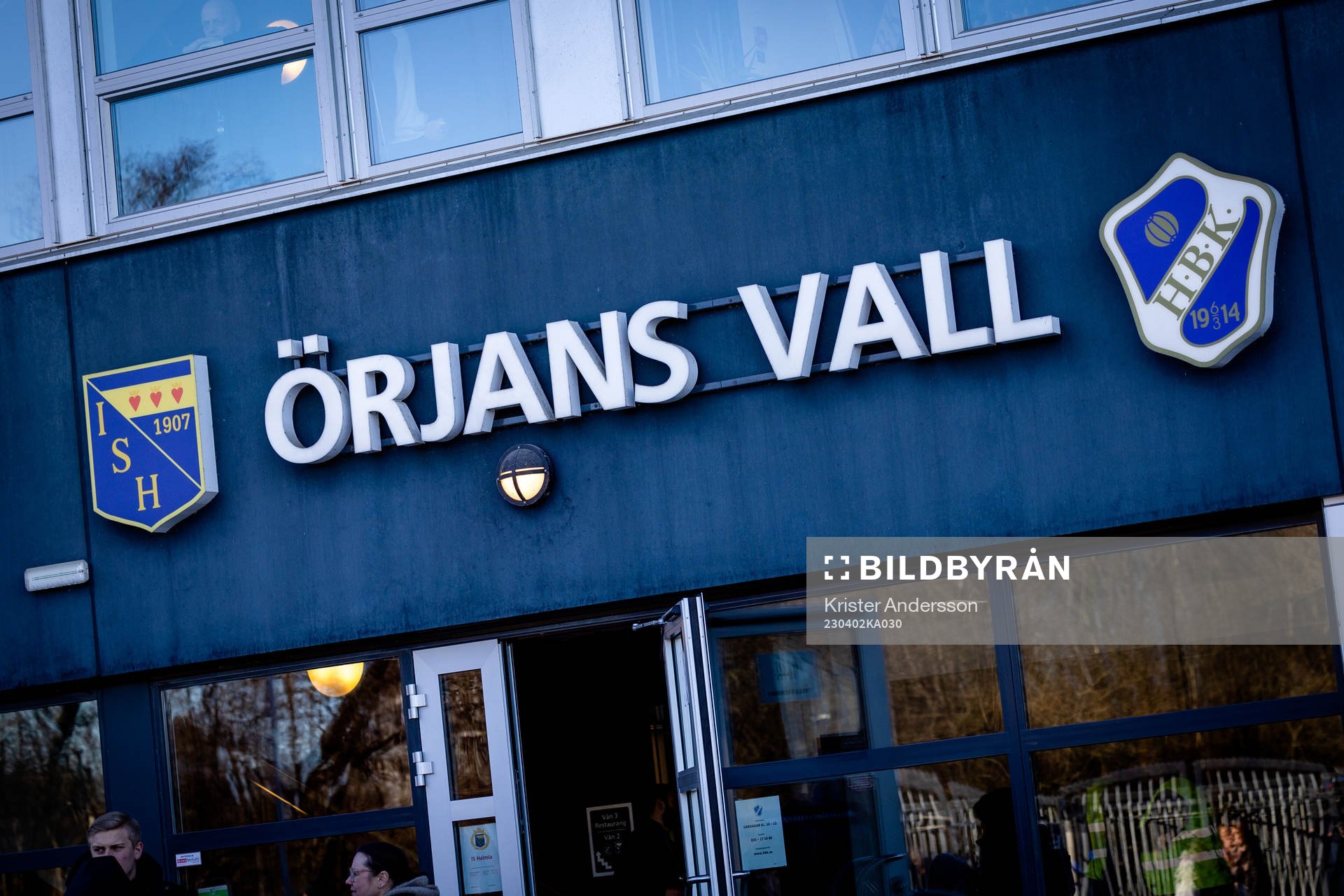 Örjans Vall före fotbollsmatchen i Allsvenskan mellan