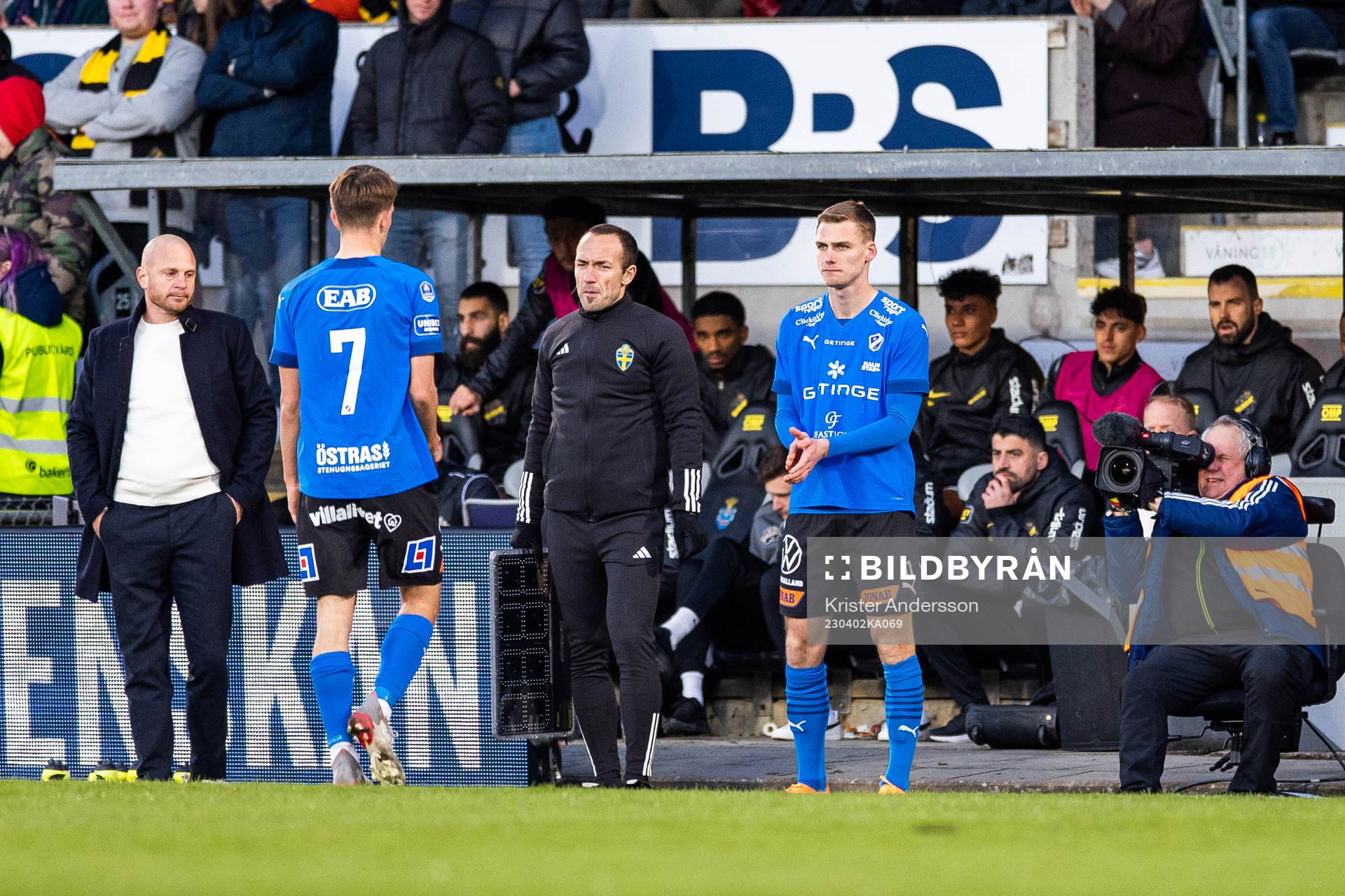 Halmstads Villiam Granath byts in
