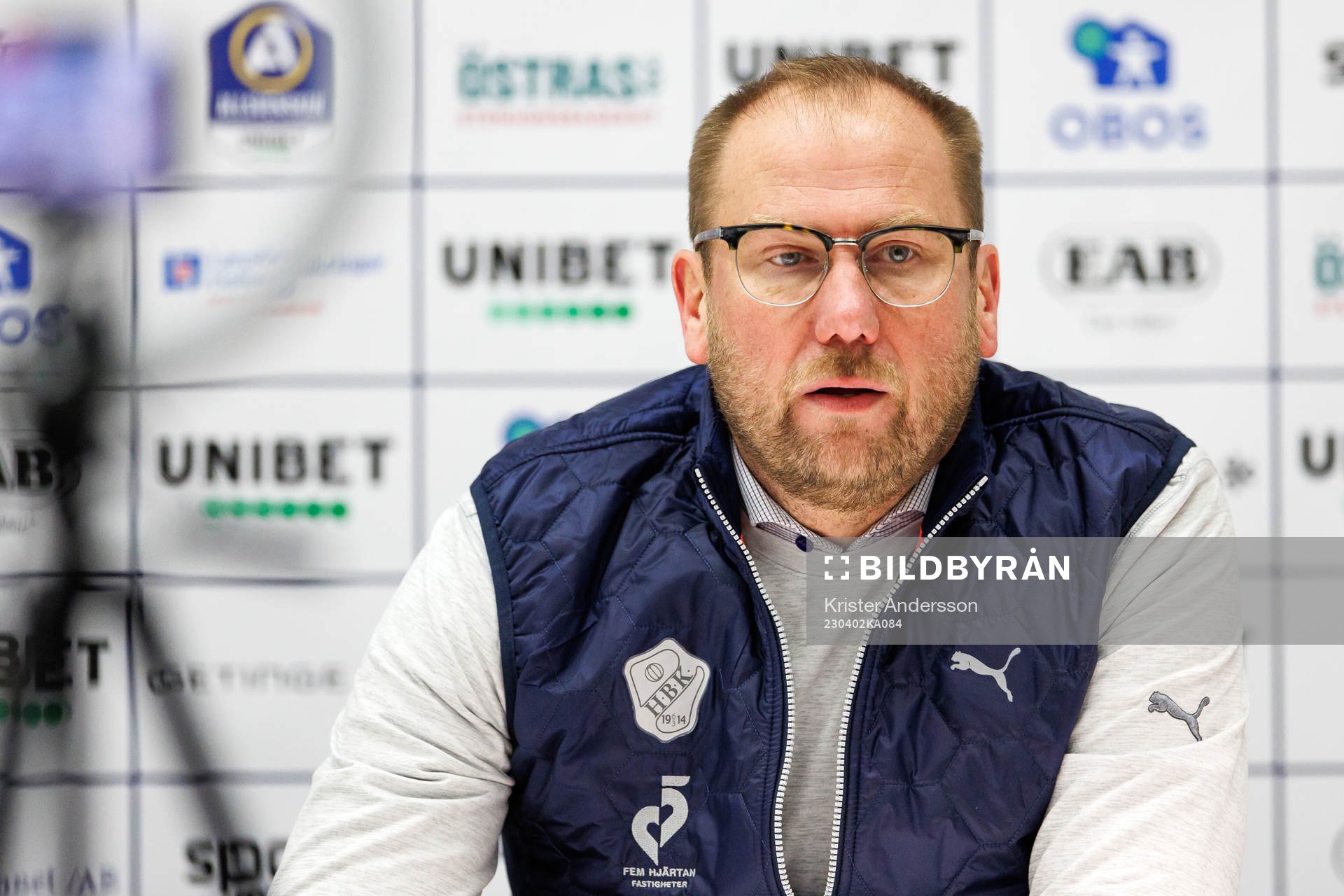 Halmstads tränare Magnus Haglund