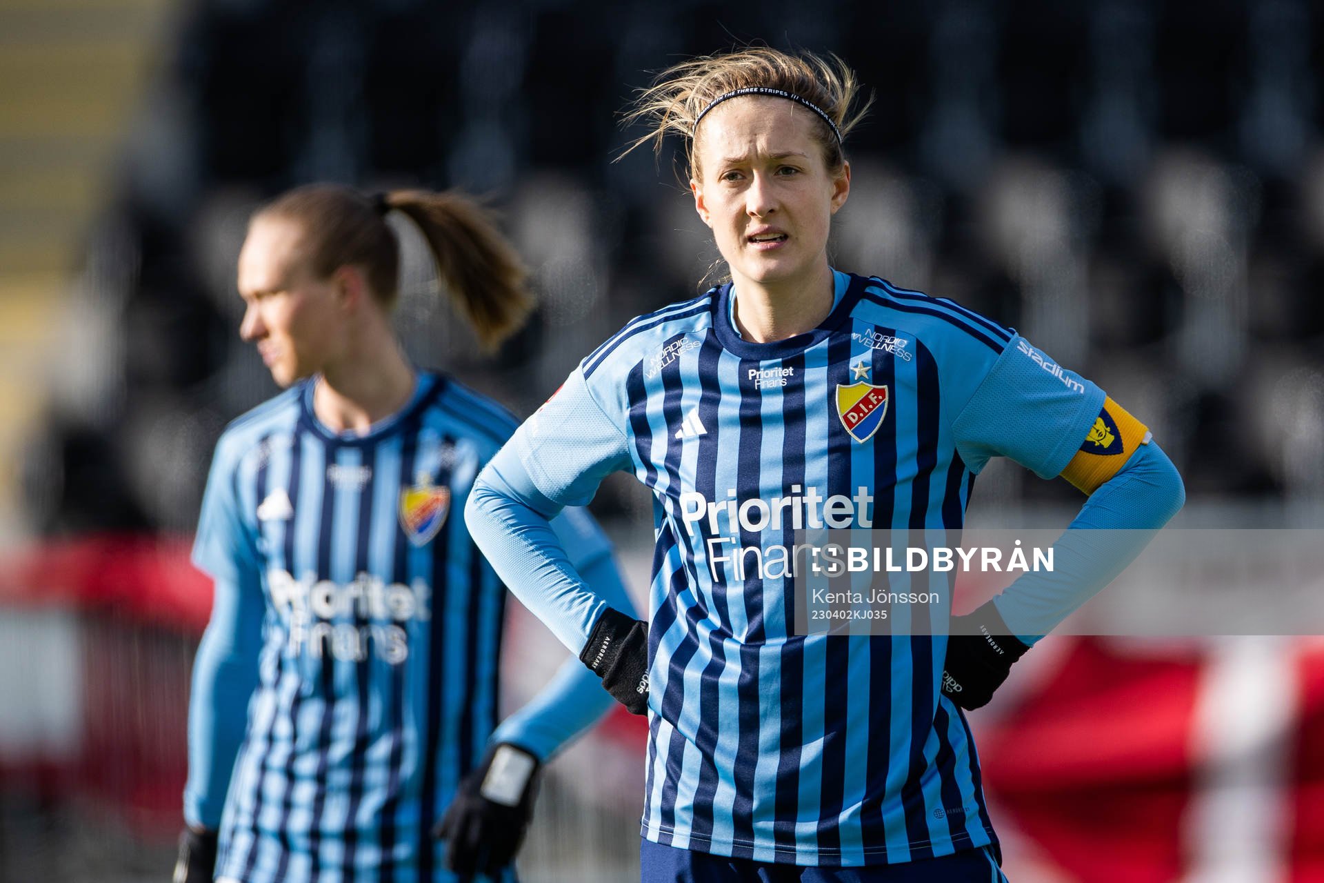 Djurgårdens Sanna Kullberg deppar