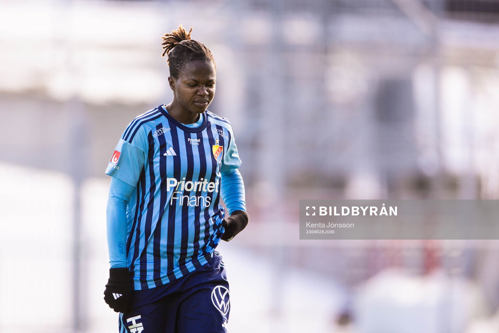Djurgårdens Portia Boakye deppar