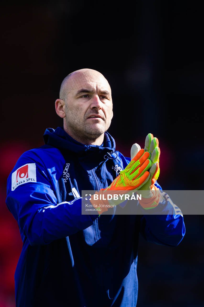 Djurgårdens målvaktstränare Aleksandar Pishovski