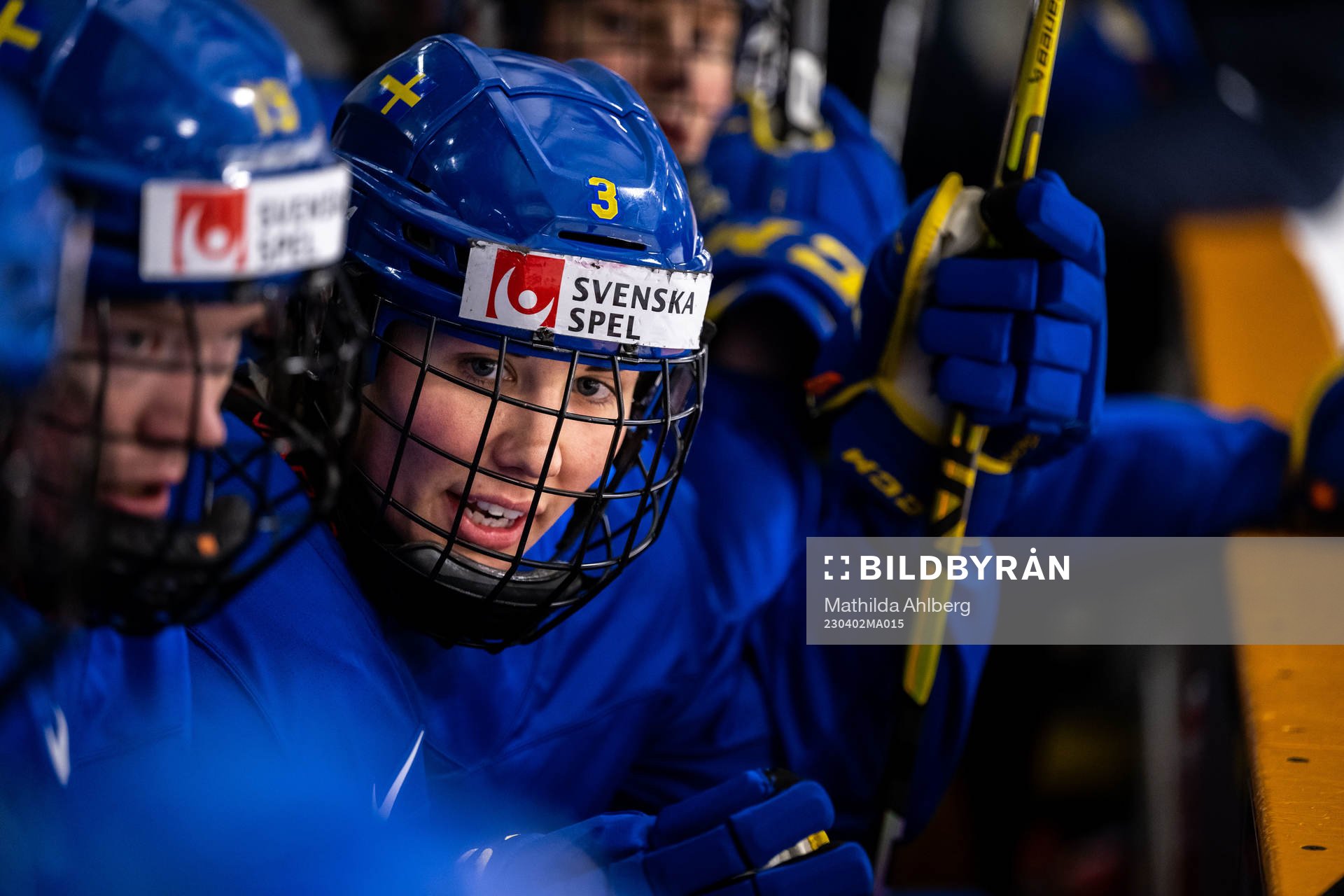 Anna Kjellbin of Sweden at a practice session