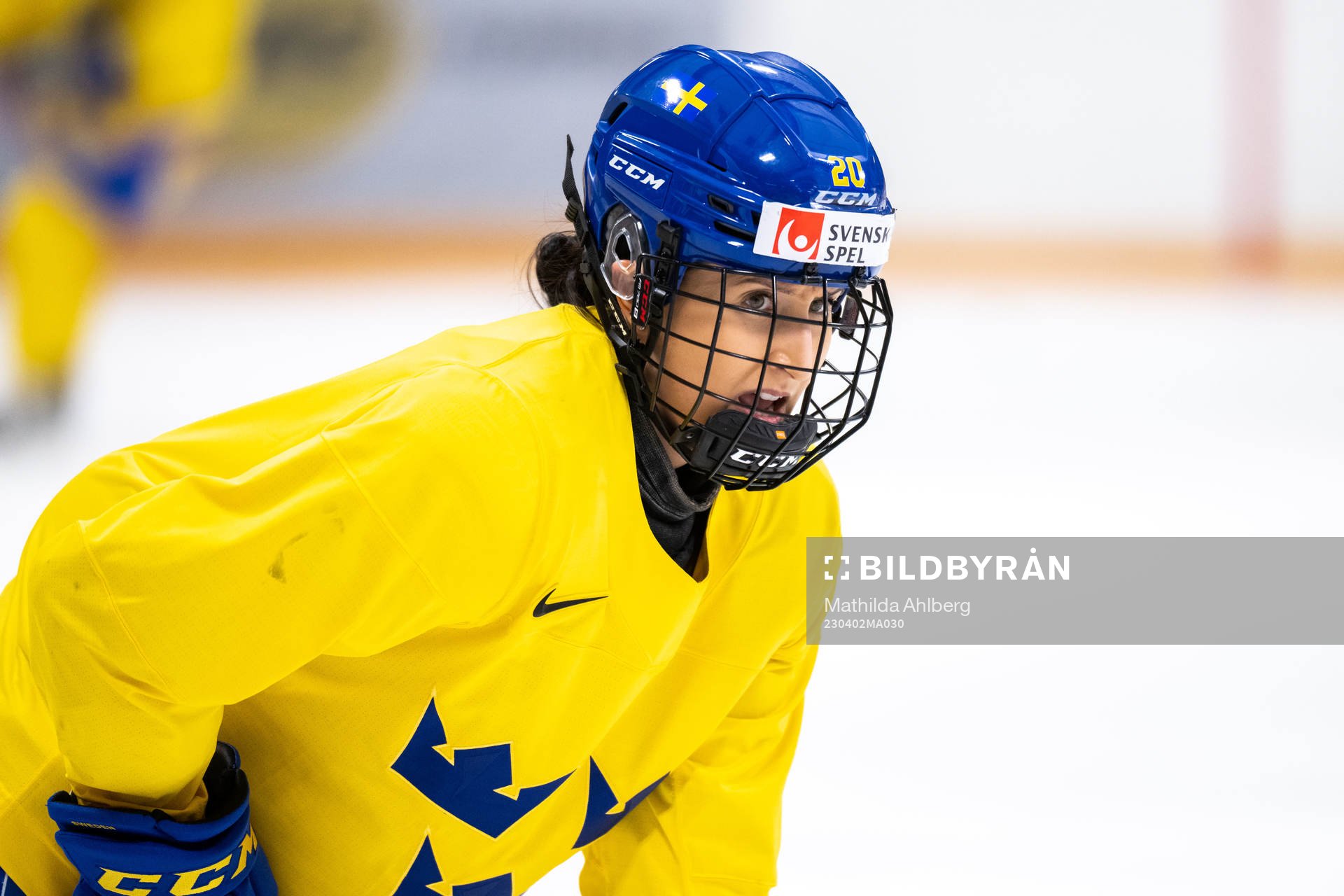 Fanny Rask of Sweden at a practice session