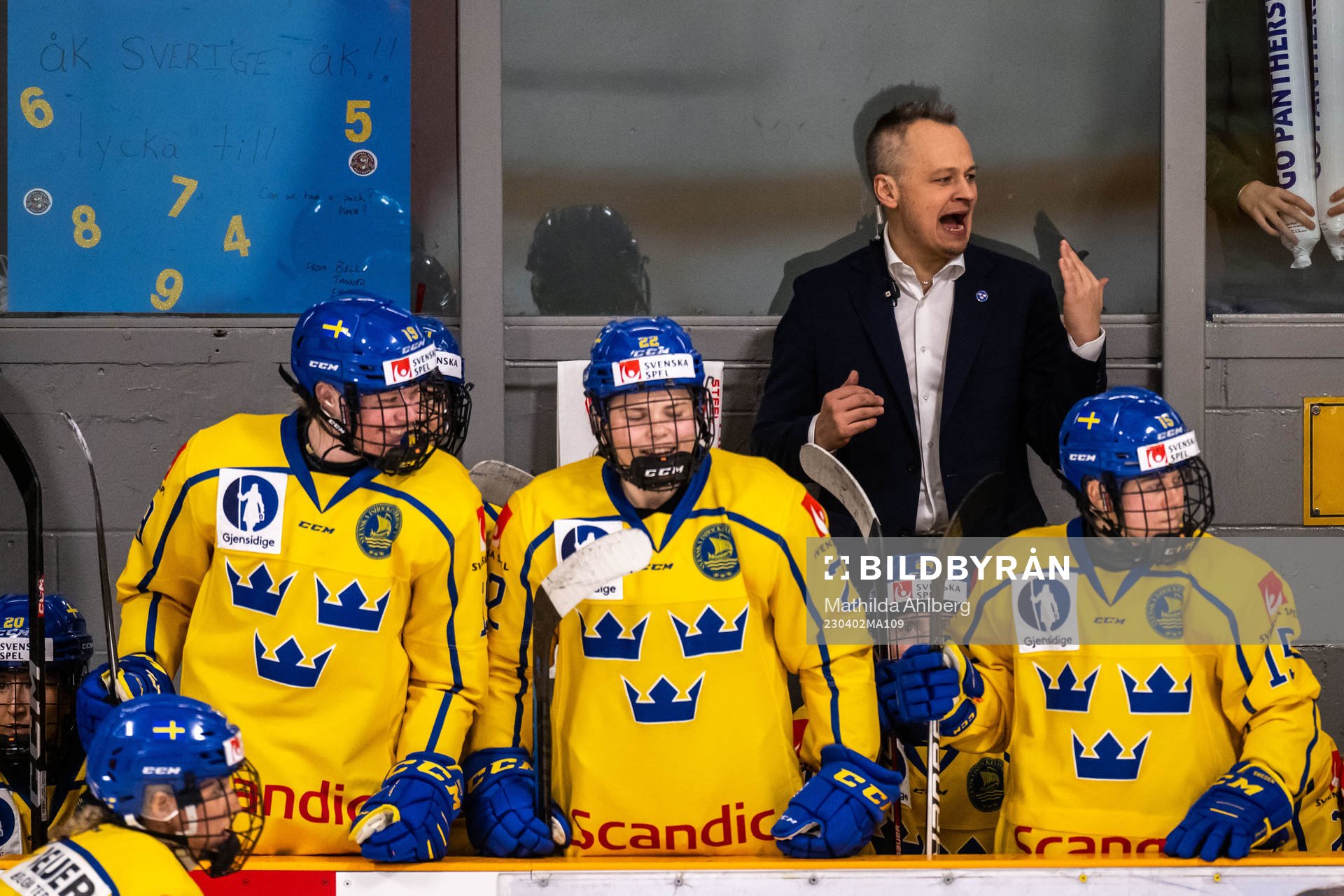 Assistant coach Andreas Karlsson