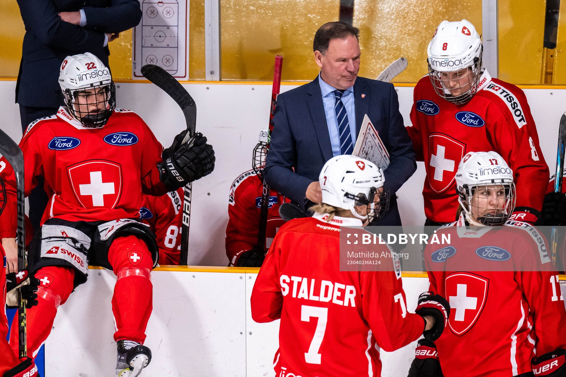 Head coach Colin Muller of Switzerland