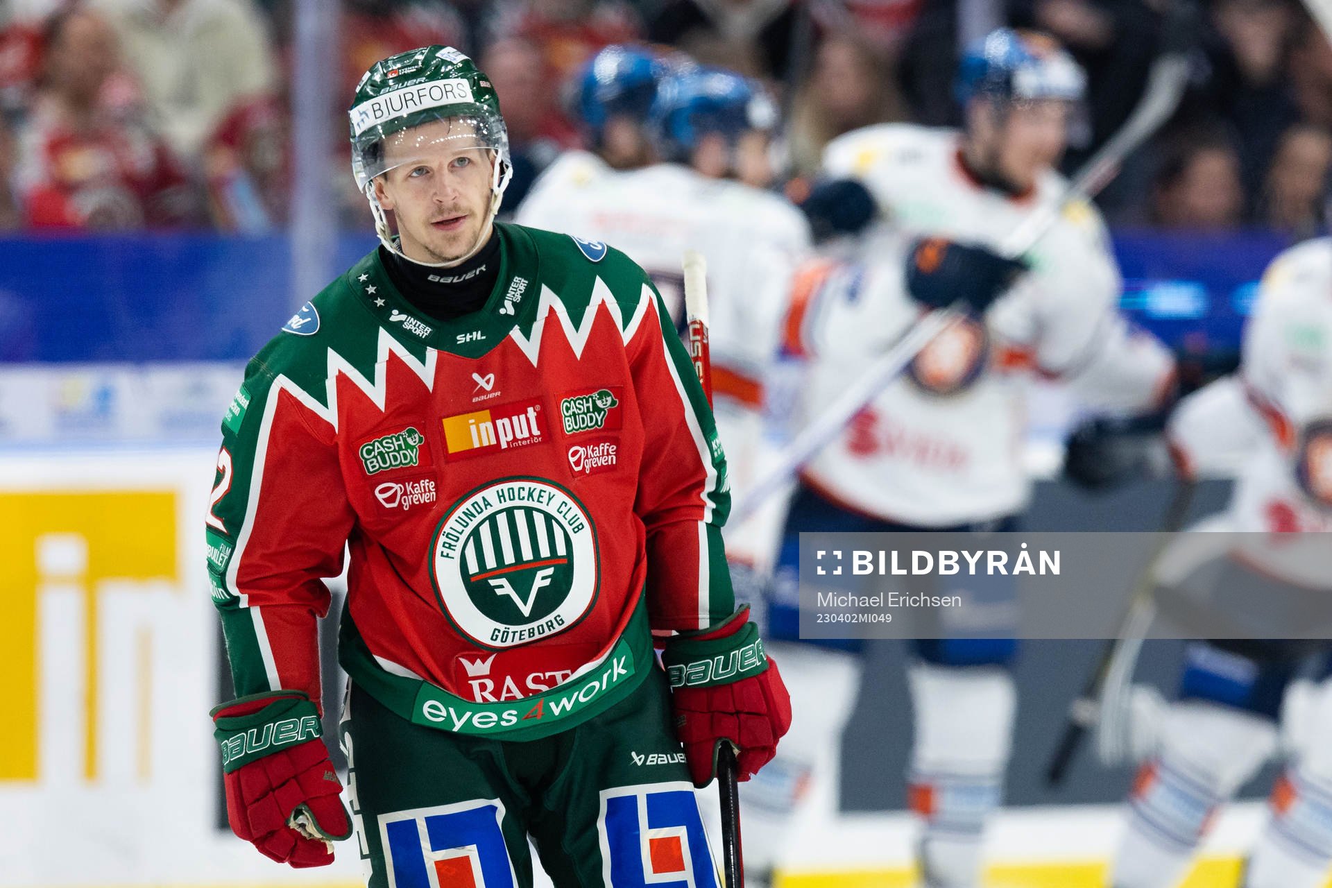 Frölundas Max Friberg deppar
