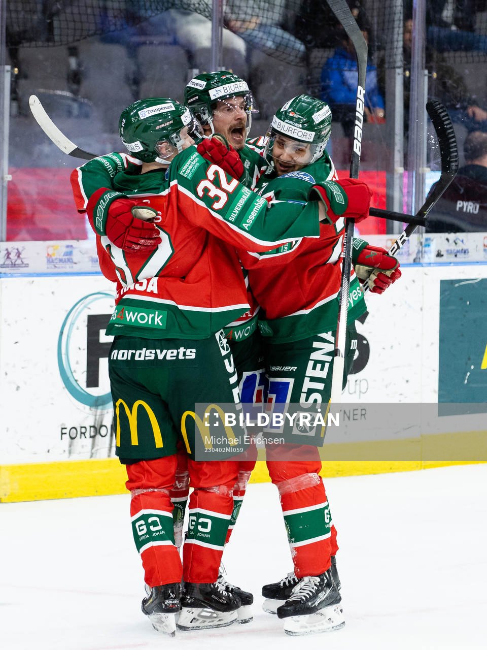 Frölundas Loui Eriksson jublar