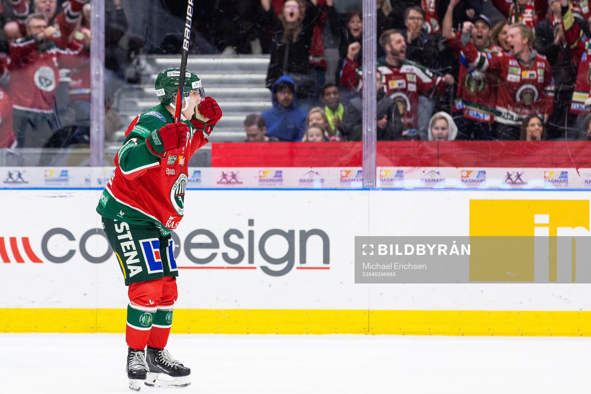 Frölundas Filip Hasa jublar