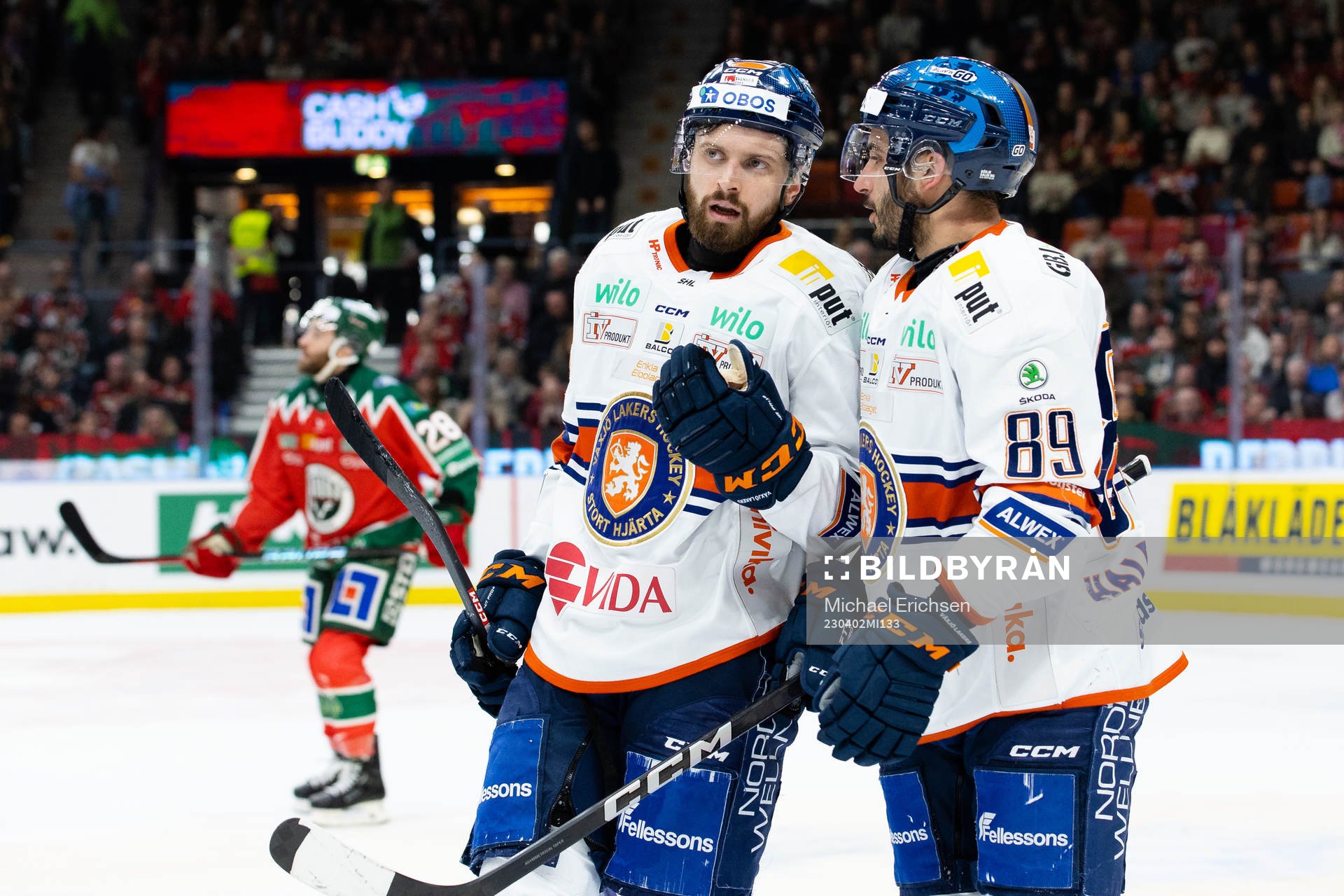Växjös Lukas Bengtsson och Jayden Halbgewachs