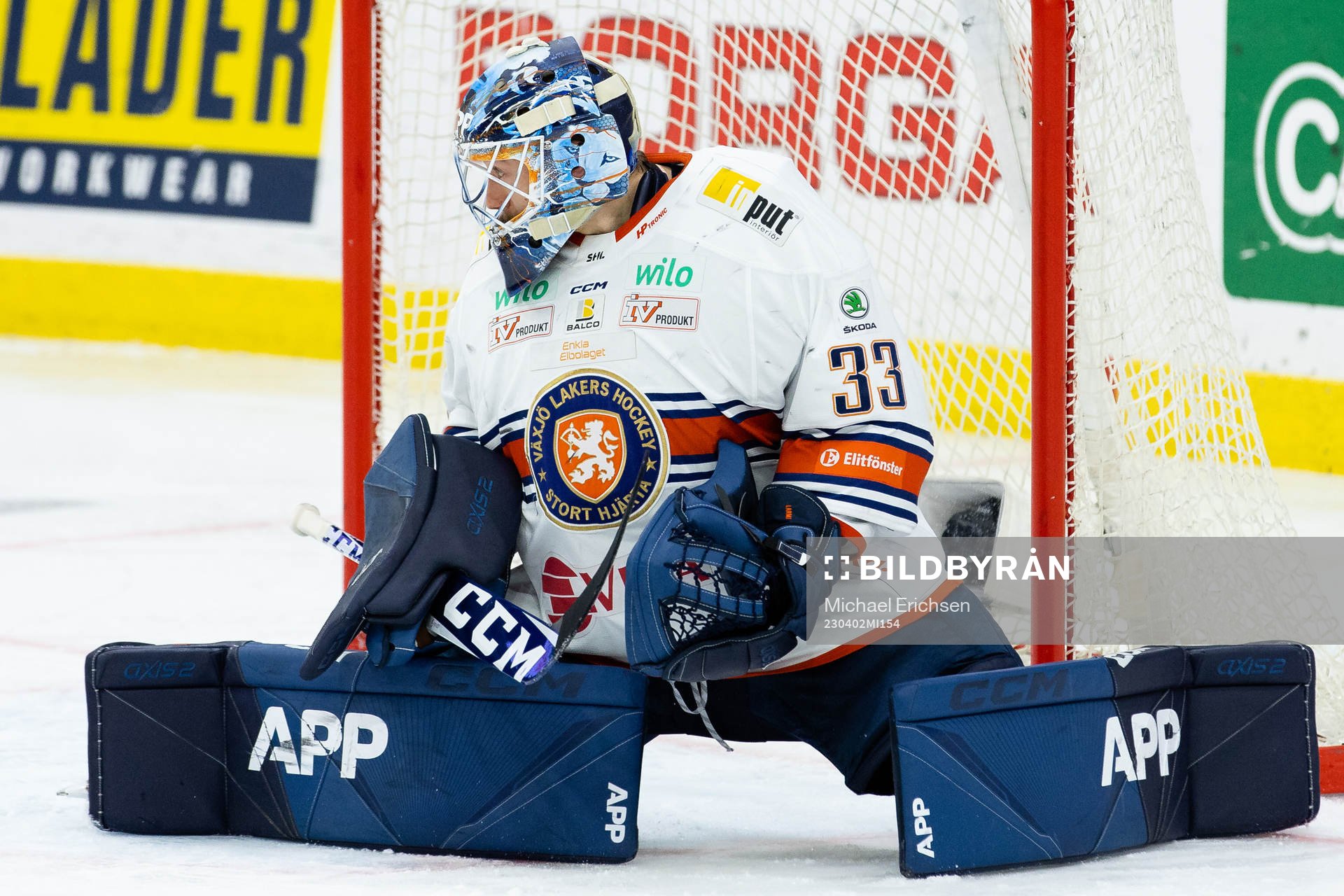 Växjös målvakt Emil Larmi