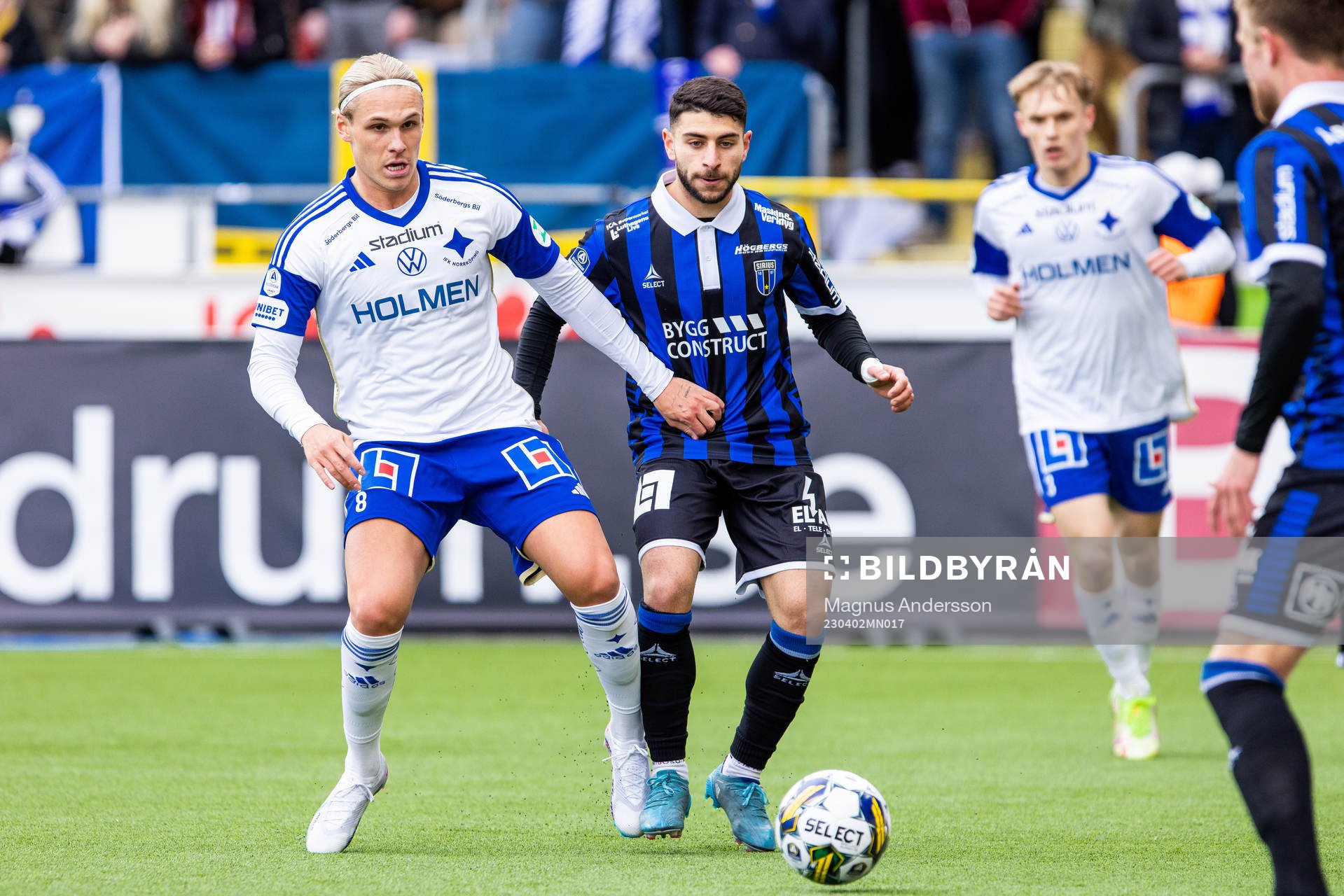 IFK Norrköpings Arnor Sigurdsson och Sirius André Alsanati