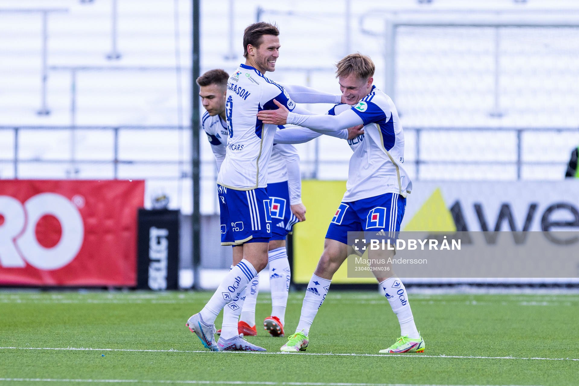 IFK Norrköpings Arnor Traustason och Marcus Baggesen jublar