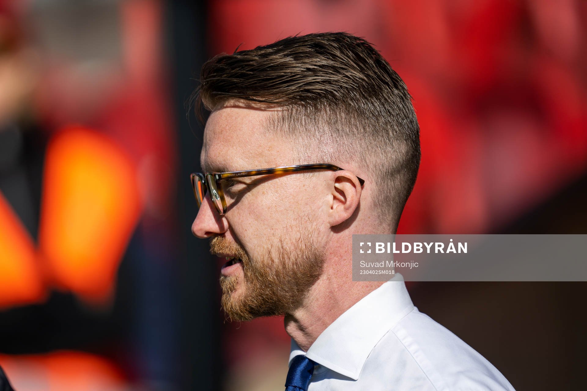 Växjö DFFs huvudtränare Olof Unogård fotbollsmatchen i