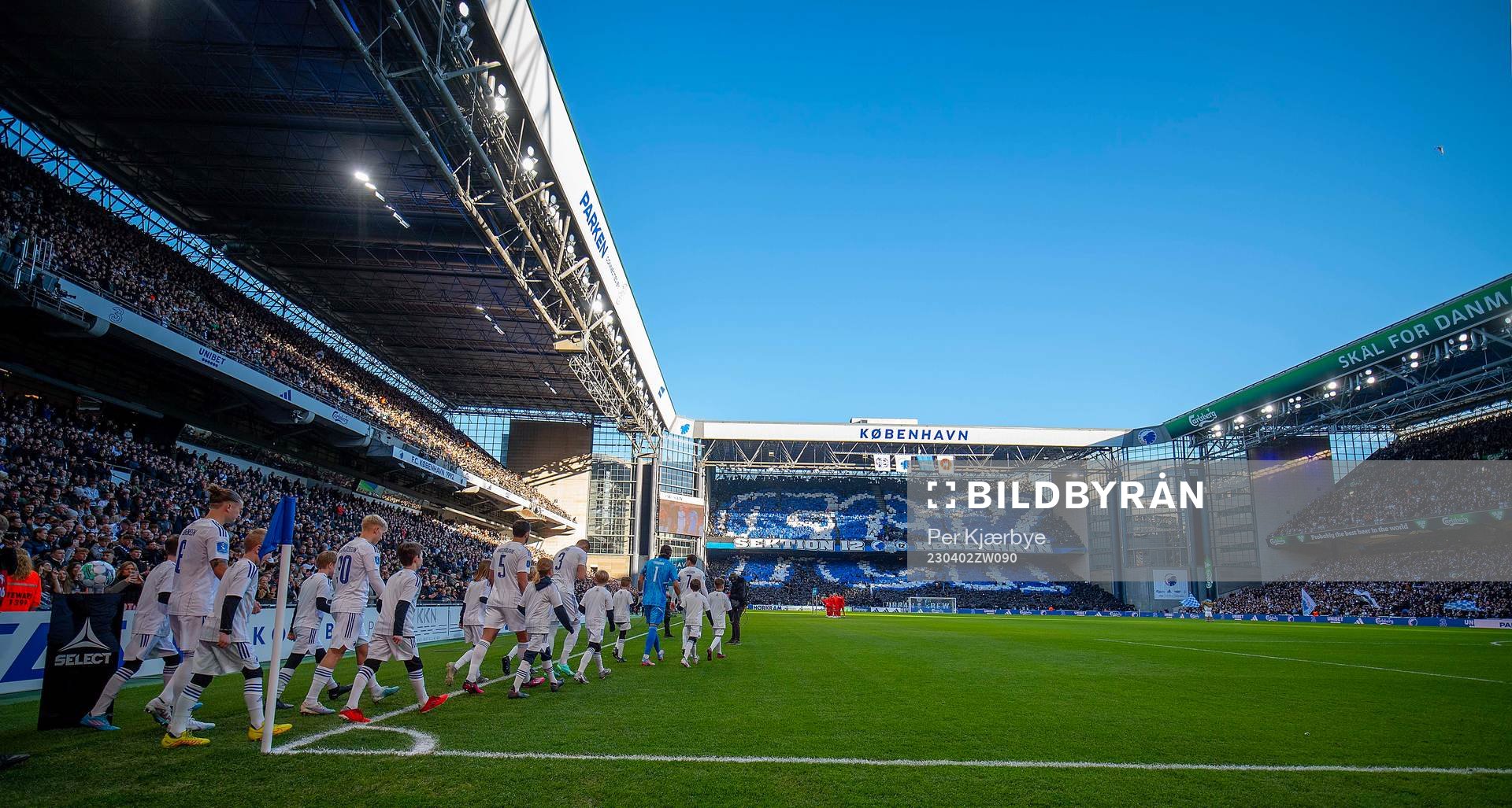 Köpenhamns spelare gör entré