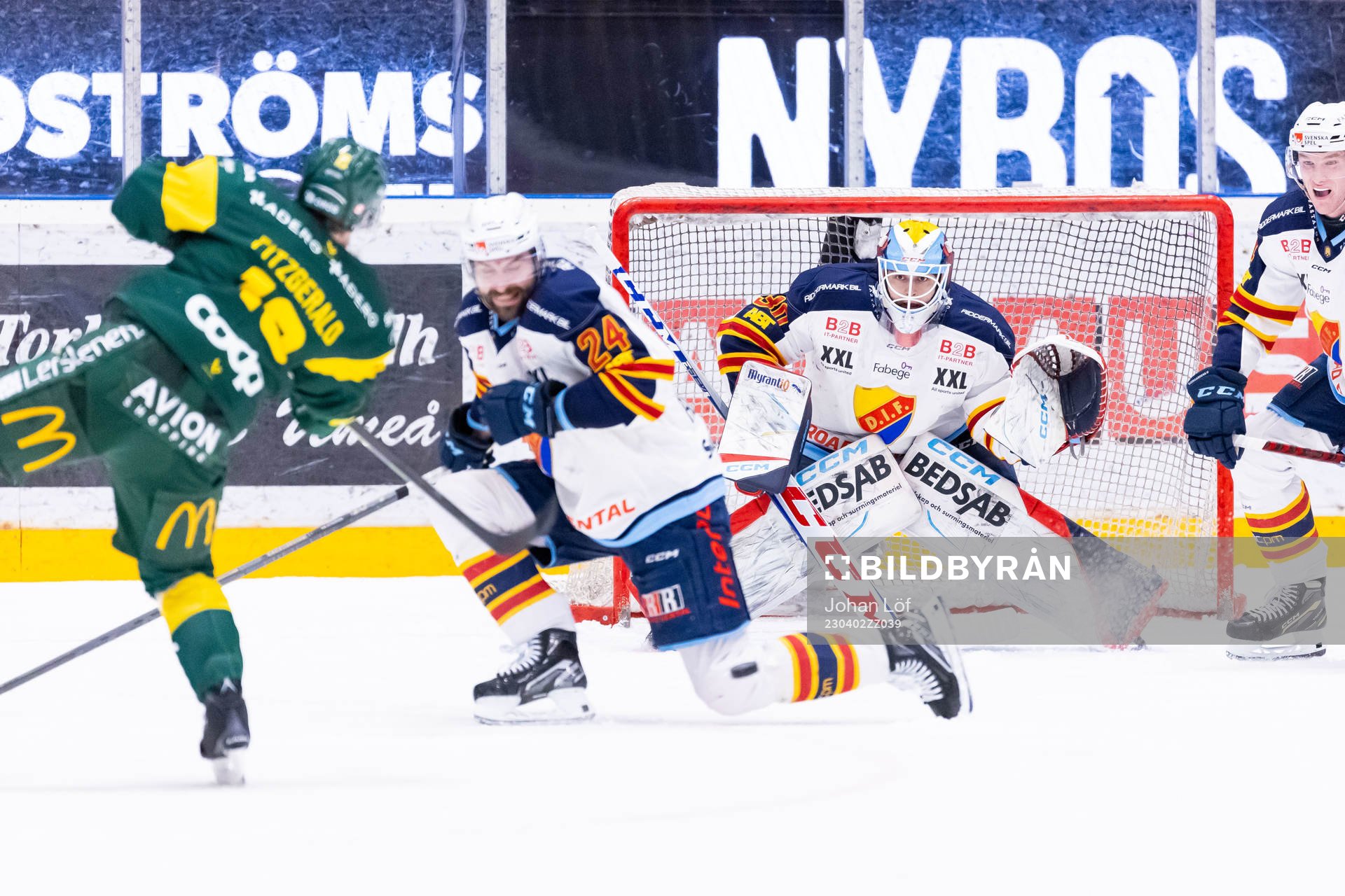 Djurgårdens målvakt Matthew Galajda