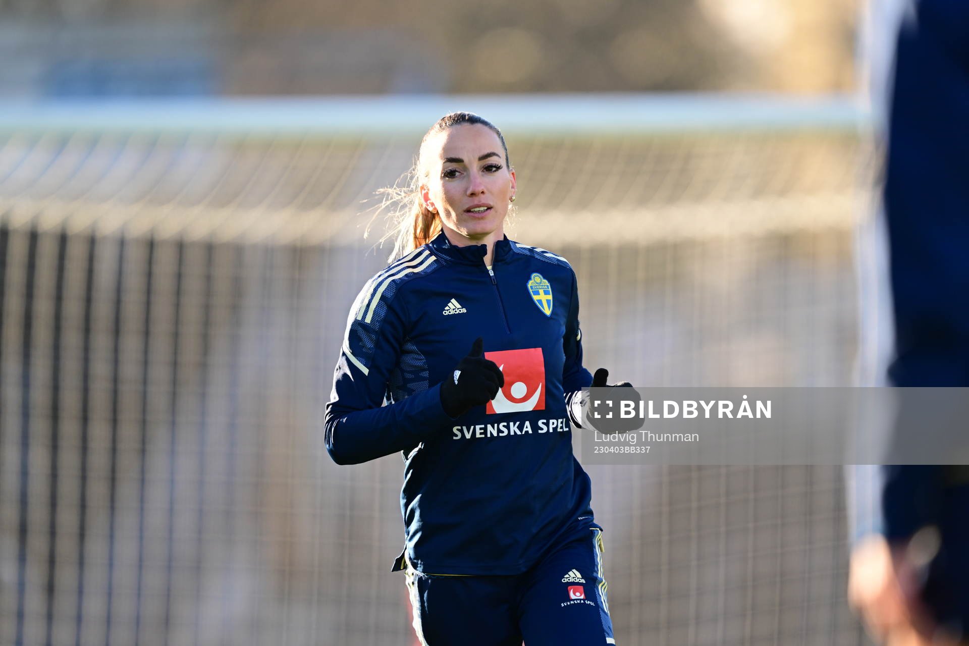 Swedens Kosovare Asllani of the Swedish women's national