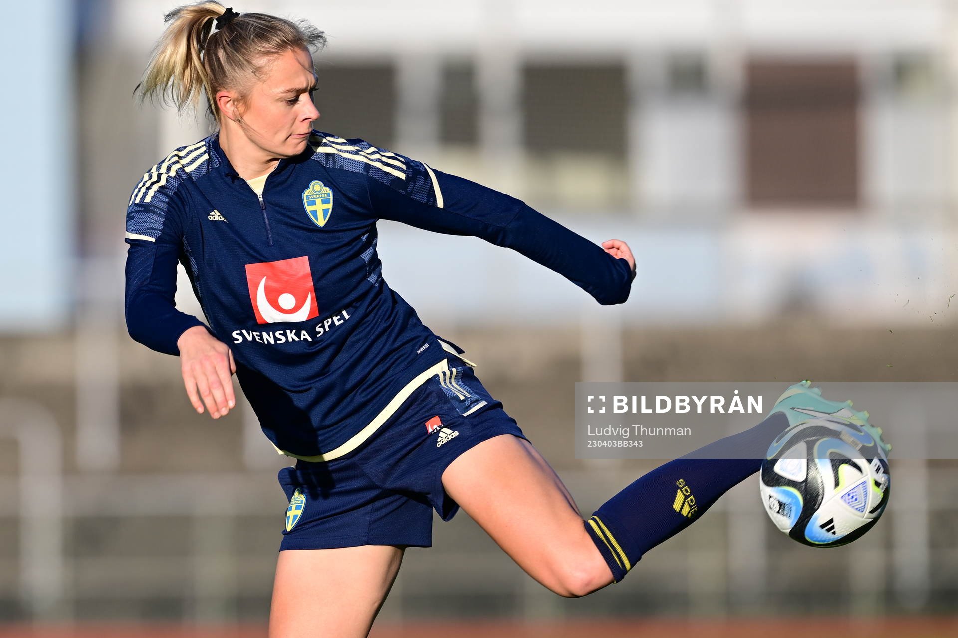 Swedens Fridolina Rolfö of the Swedish women's national