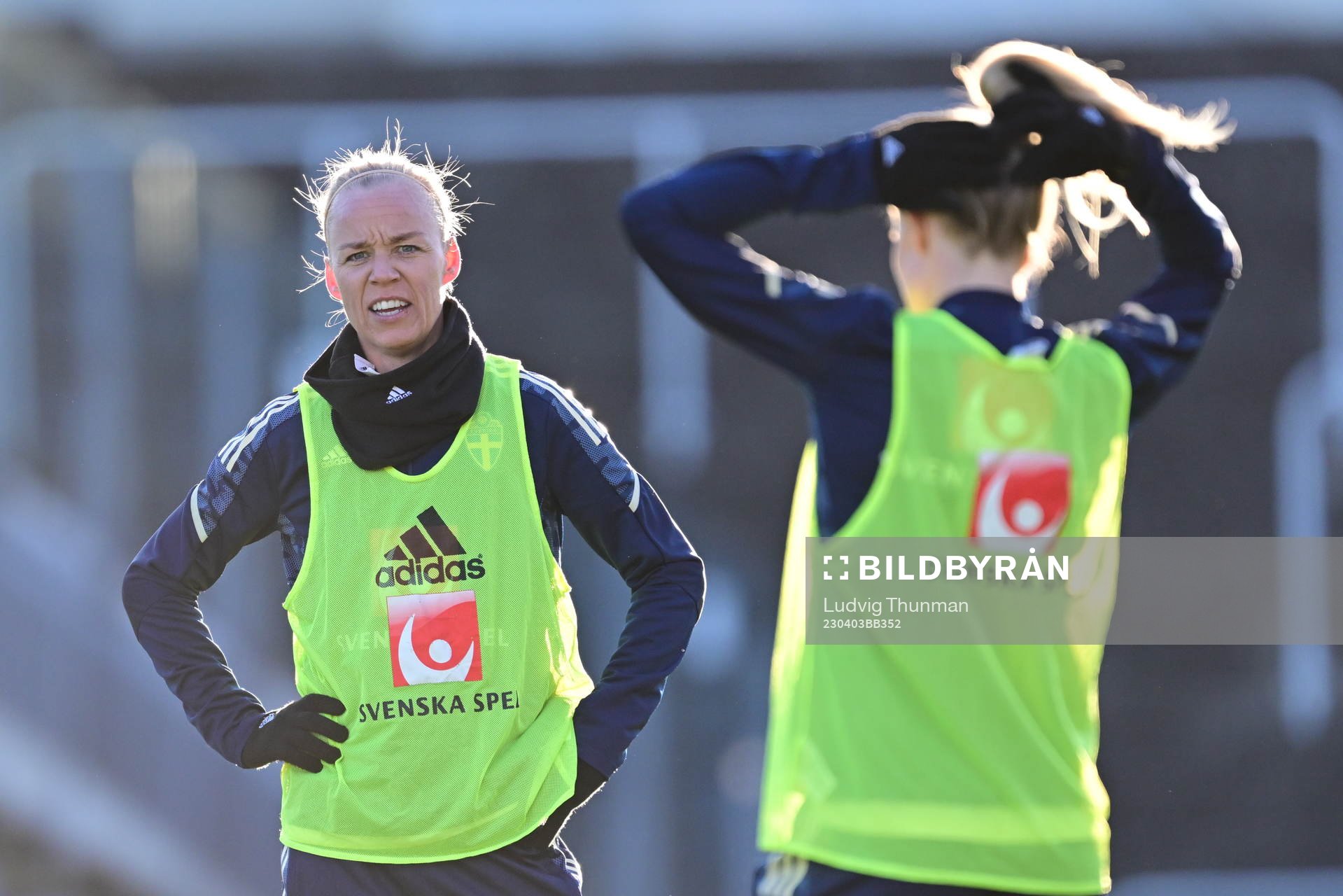 Swedens Caroline Seger of the Swedish women's national