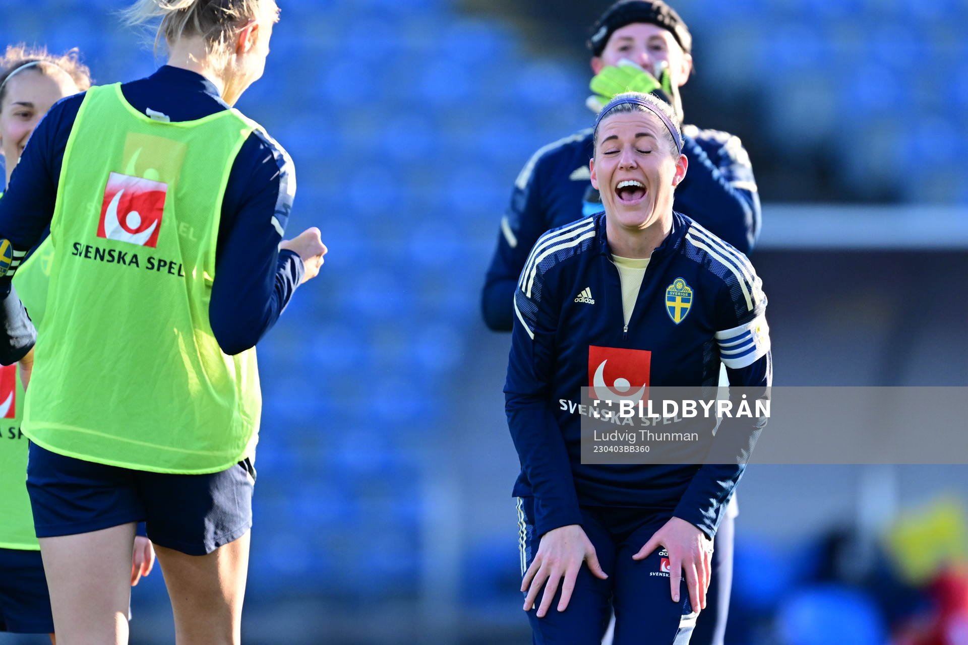 Swedens Olivia Schough of the Swedish women's national