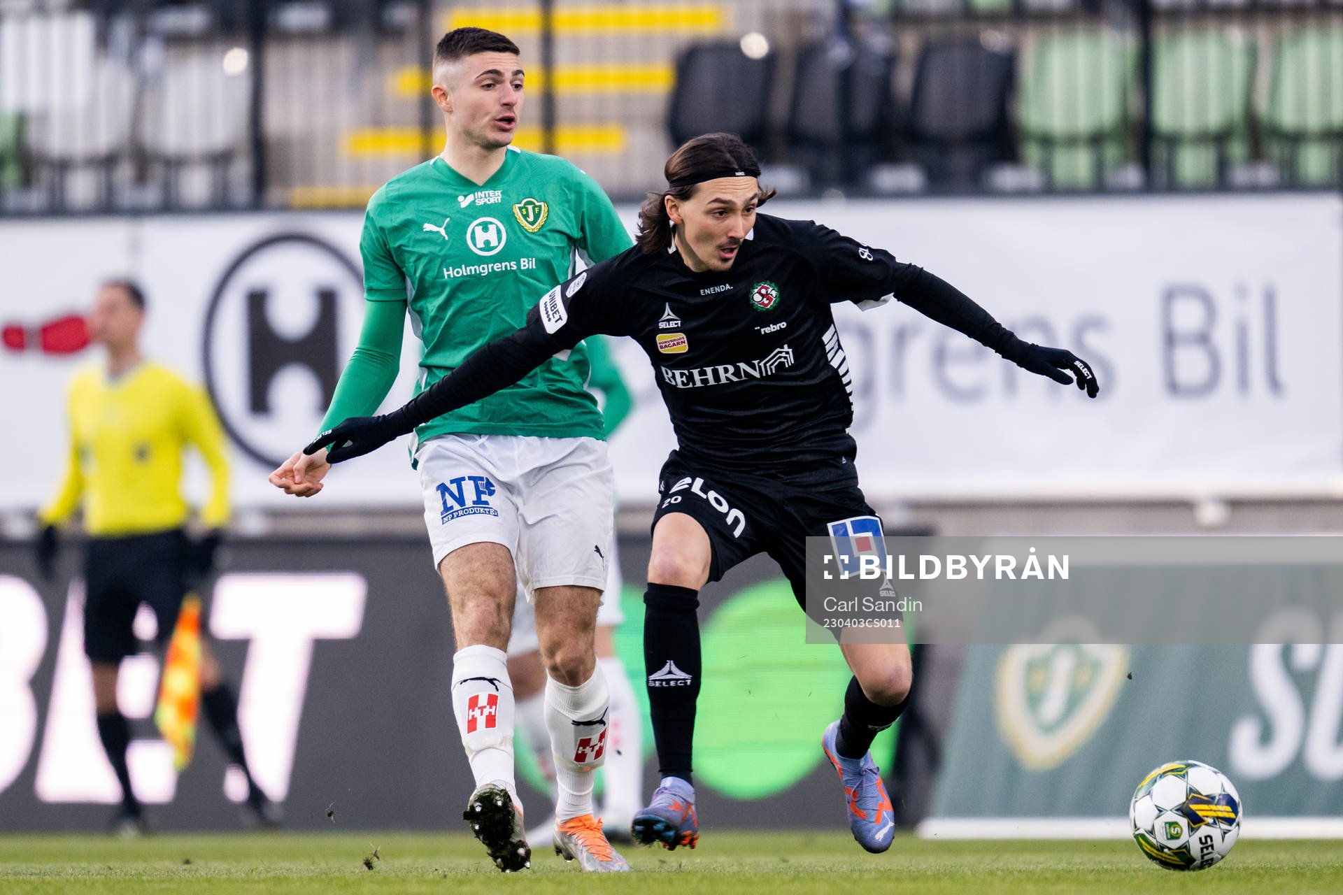 Jönköpings Södras Marko Nikolic och Örebros Adam Bark