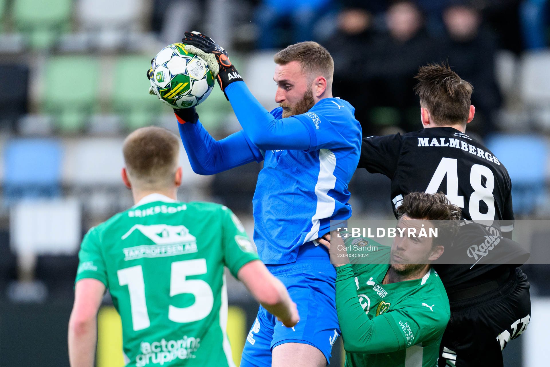 Jönköpings Södras målvakt Alexander Nilsson och Jesper