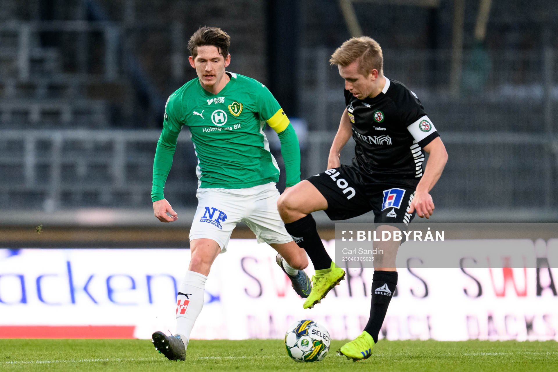 Jönköpings Södras Robin Book och Örebros David Seger