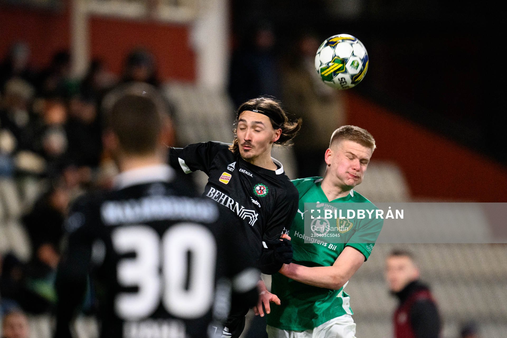 Örebros Adam Bark och Jönköpings Södras Arvid Eriksson