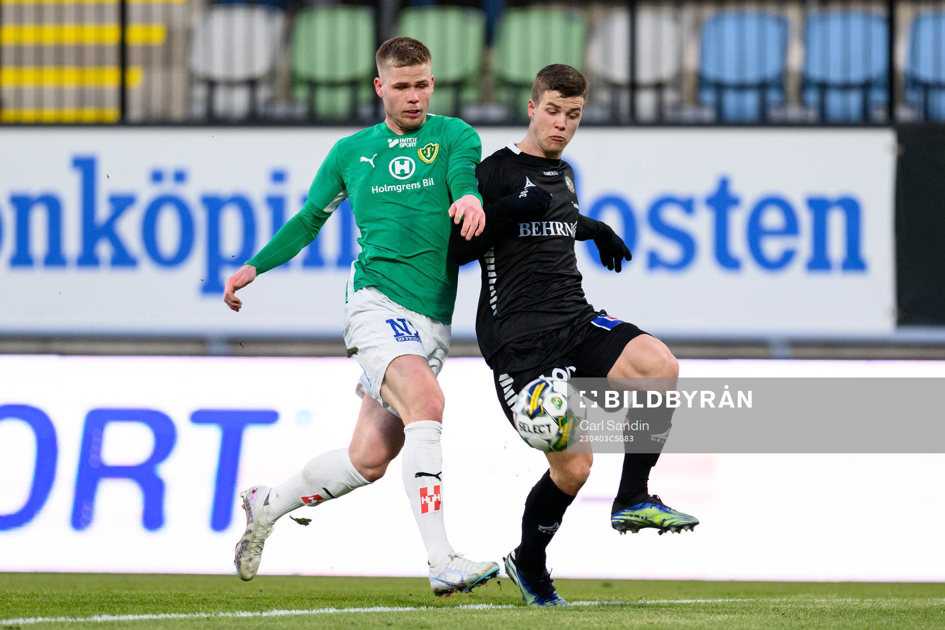 Jönköpings Södras Anton Thorsson och Örebros Samuel Dahl