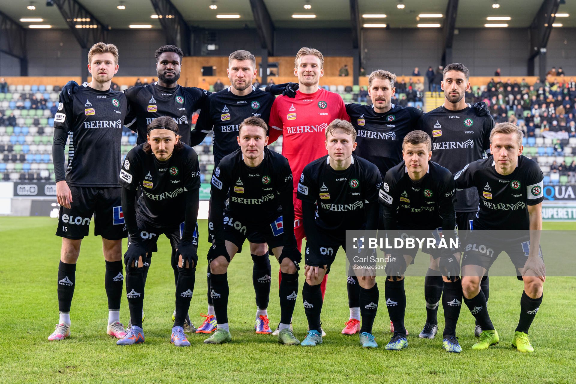 Örebros Niclas Bergmark, Nasiru Moro, Axel Andresson,