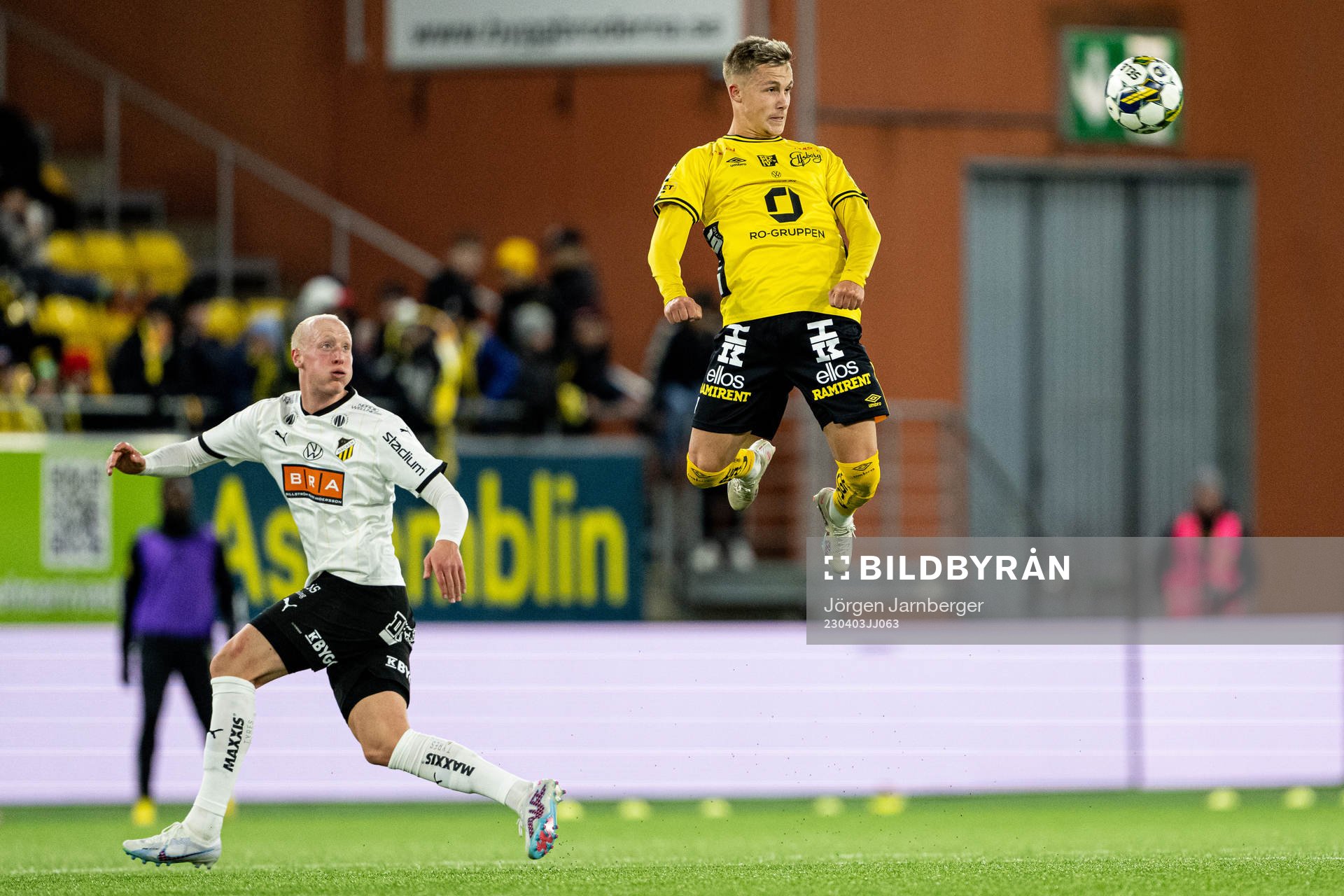 Häckens Valgeir Fridriksson och Elfsborgs Jacob Ondrejka