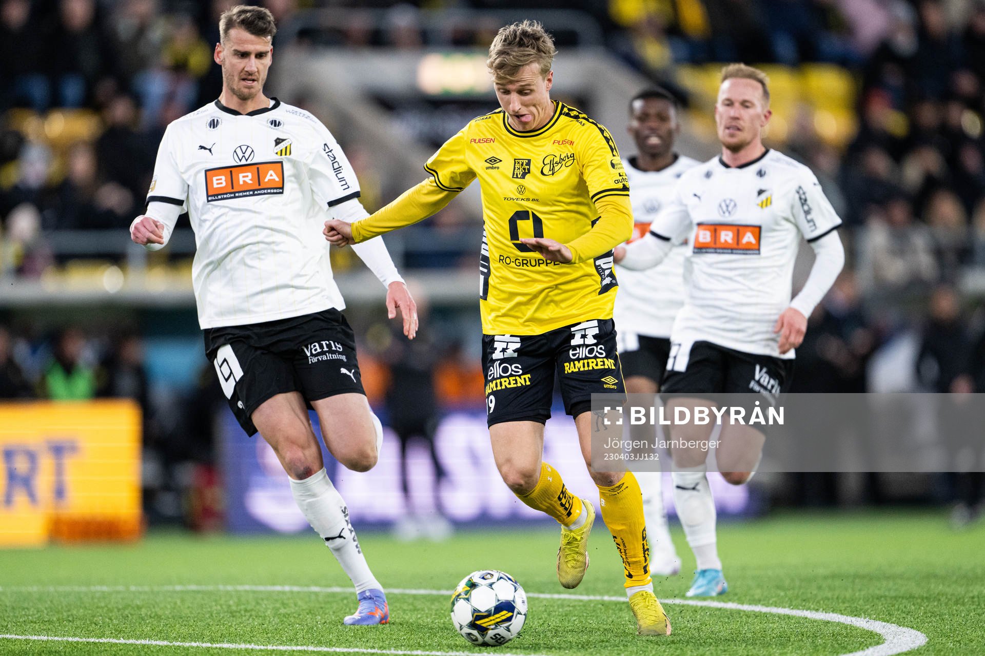 Häckens Johan Hammar och Elfsborgs Jeppe Møldrup Okkels
