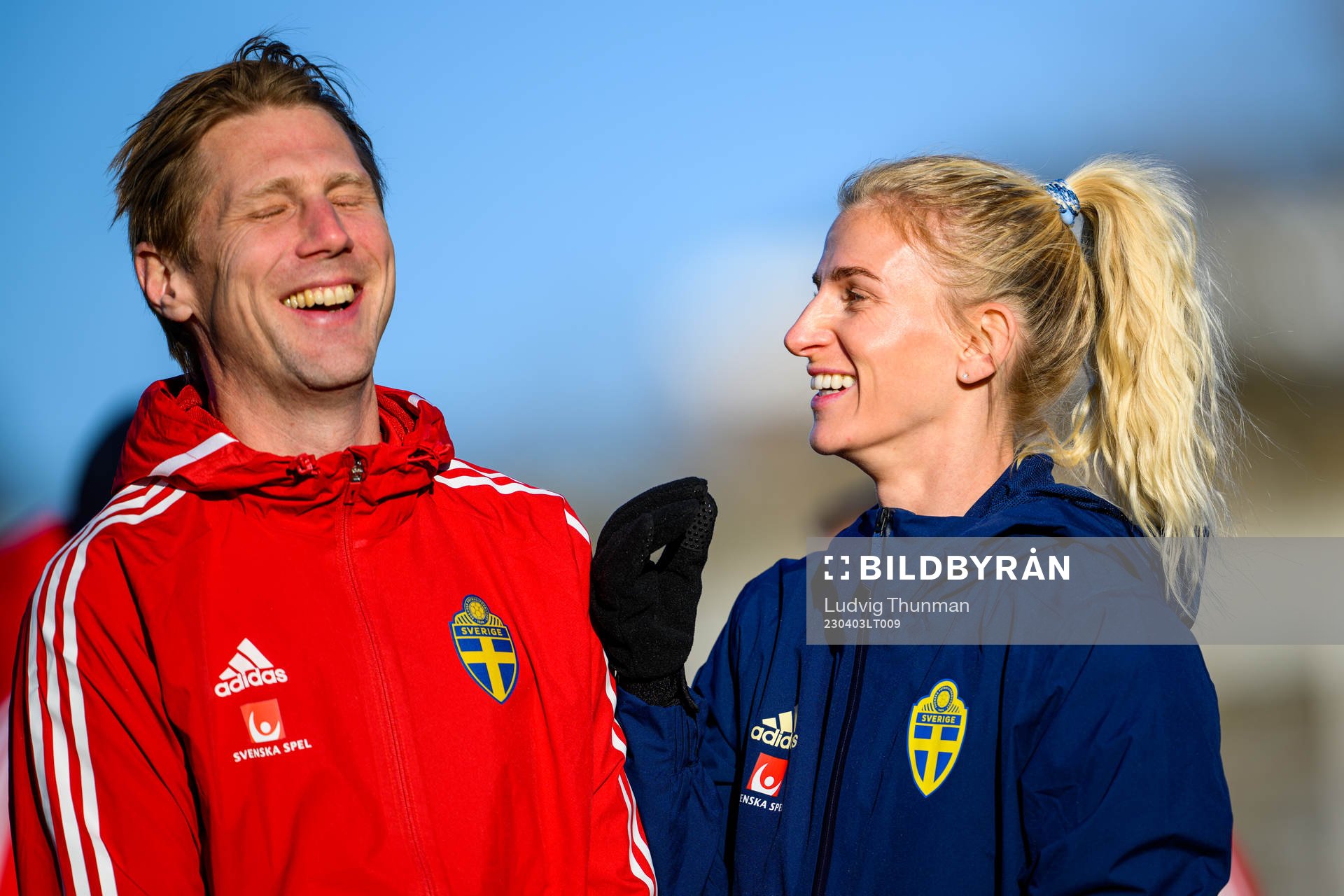 Sports psychologist Rasmus Wallin Tornberg and Sofia