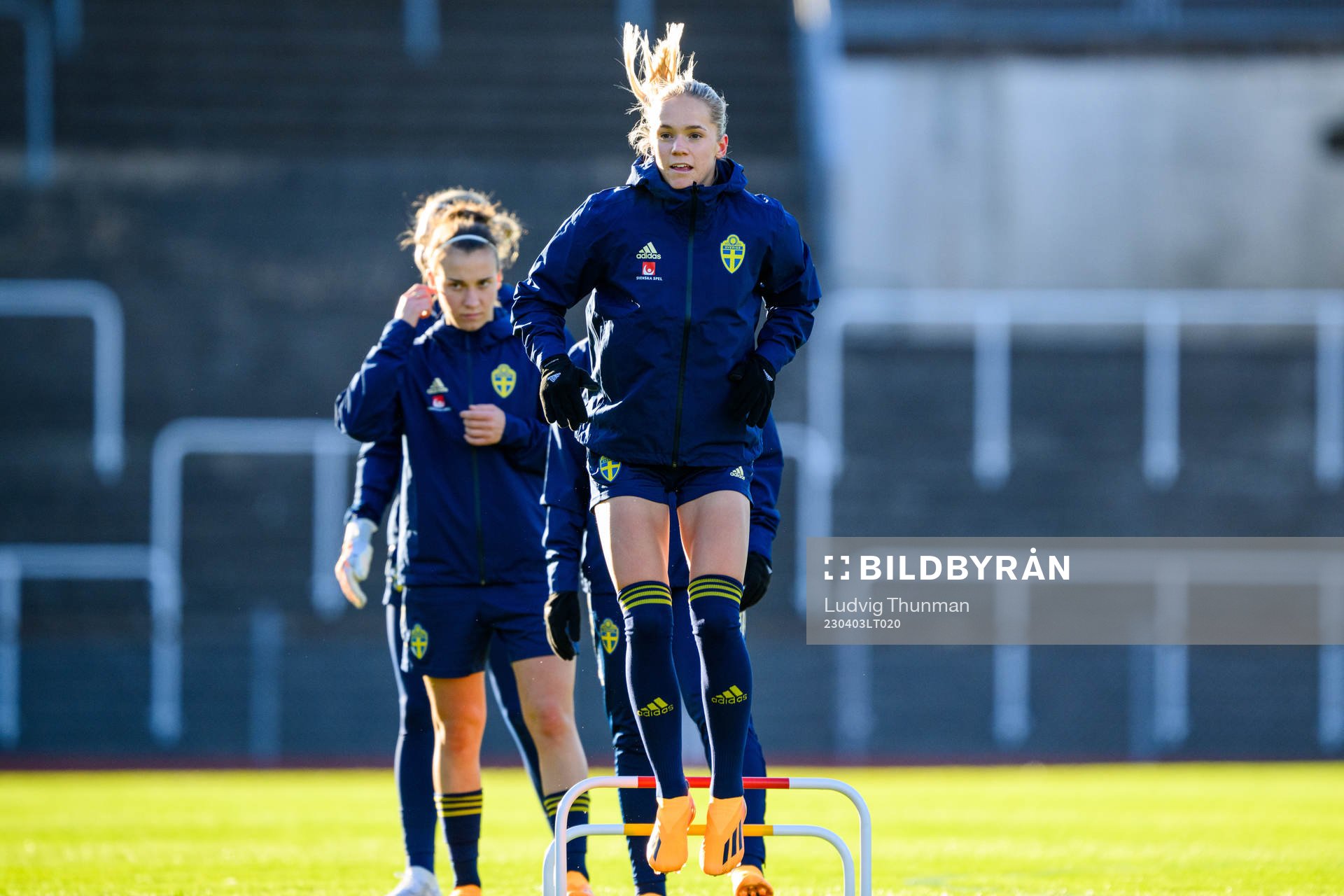 Hanna Lundkvist of the Swedish women's national football