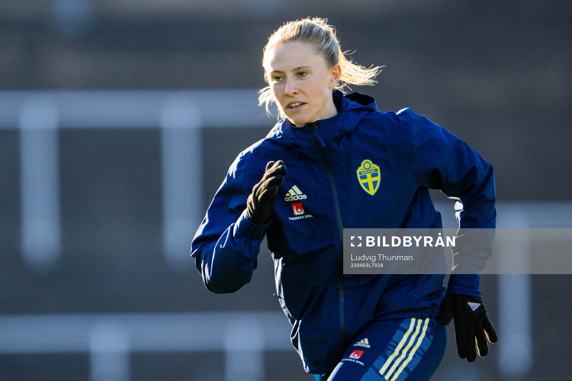 Rebecka Blomqvist of the Swedish women's national football