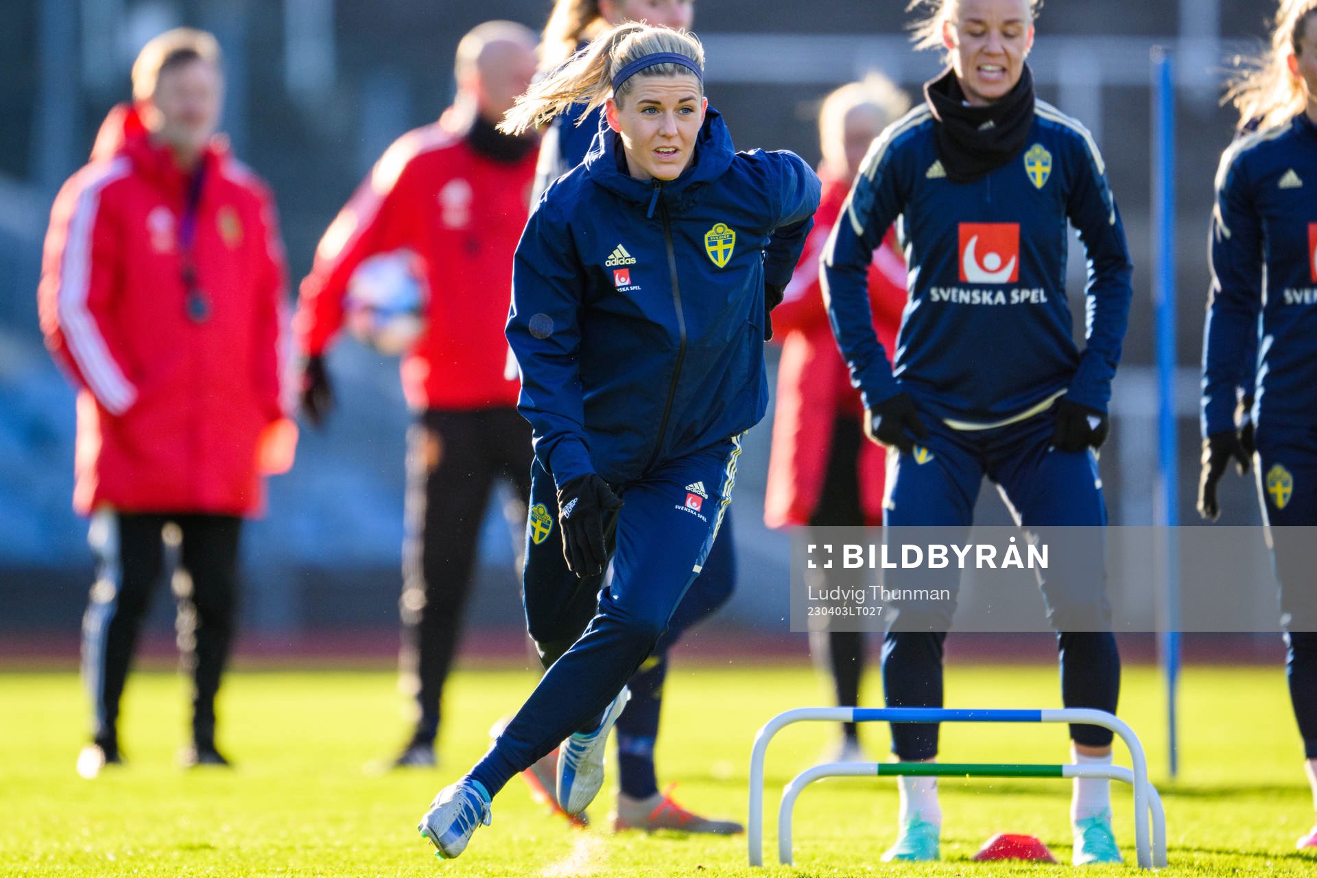 Olivia Schough of the Swedish women's national football
