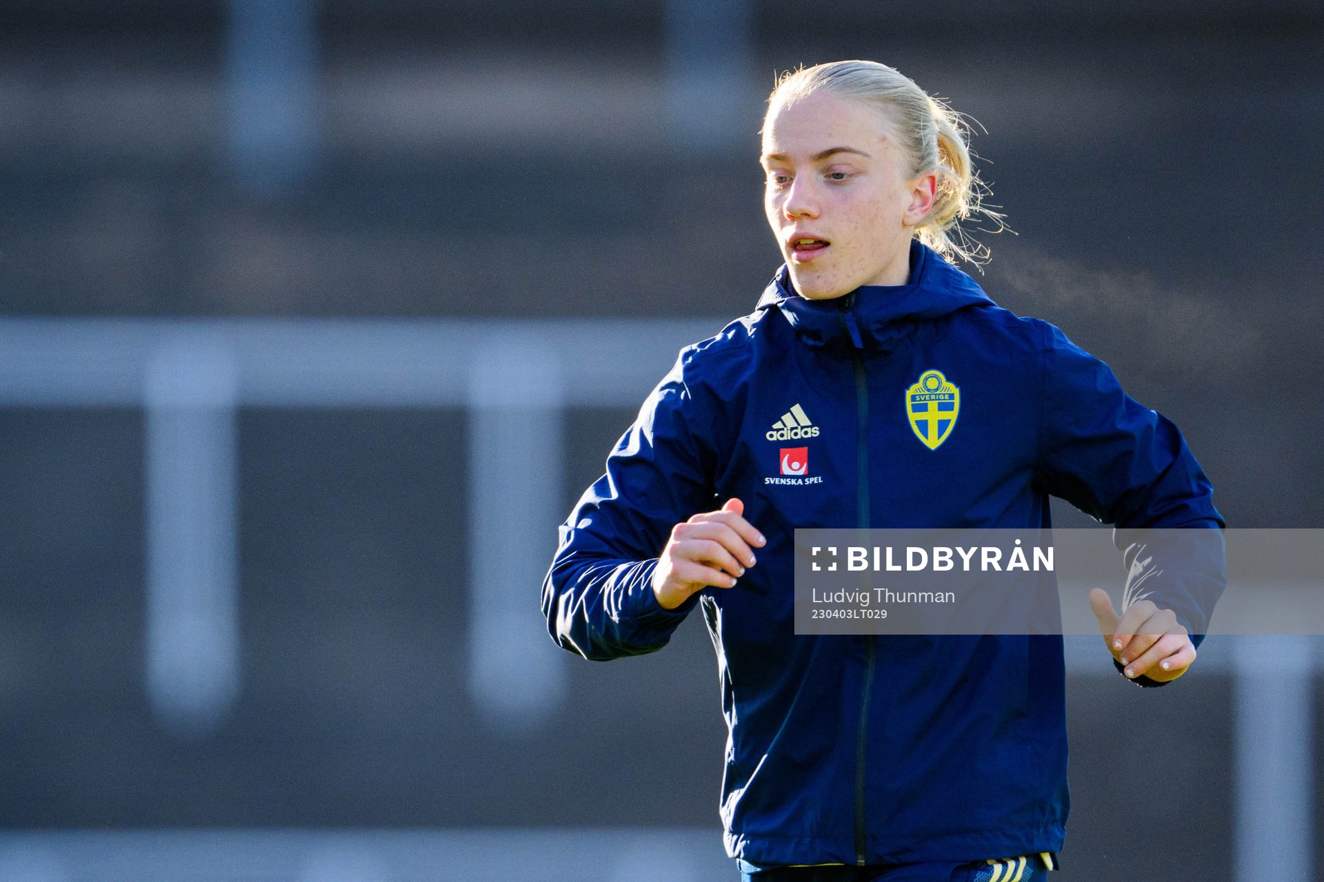 Anna Sandberg of the Swedish women's national football team
