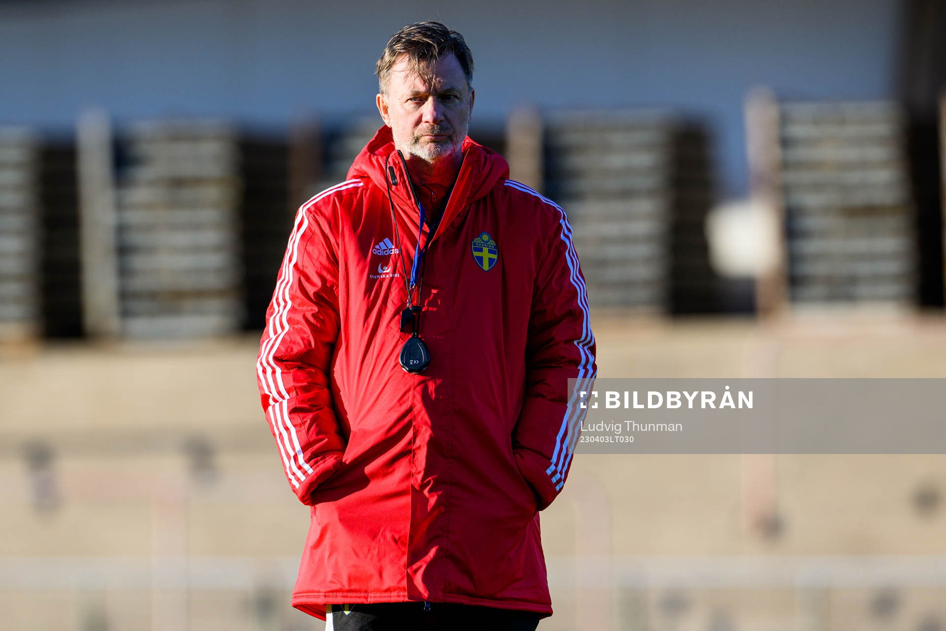 Head coach Peter Gerhardsson of the Swedish women's