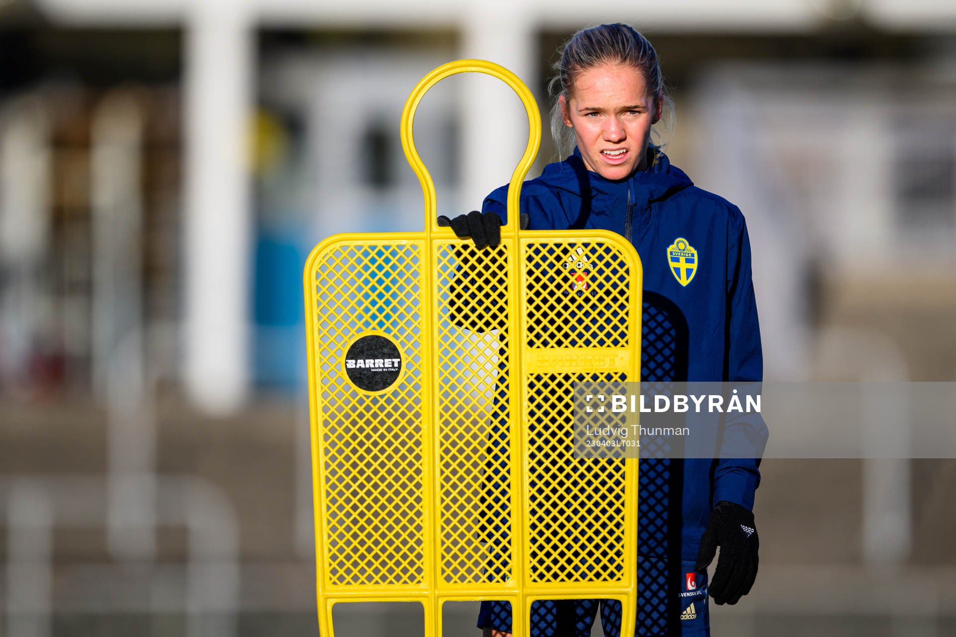 Hanna Lundkvist of the Swedish women's national football