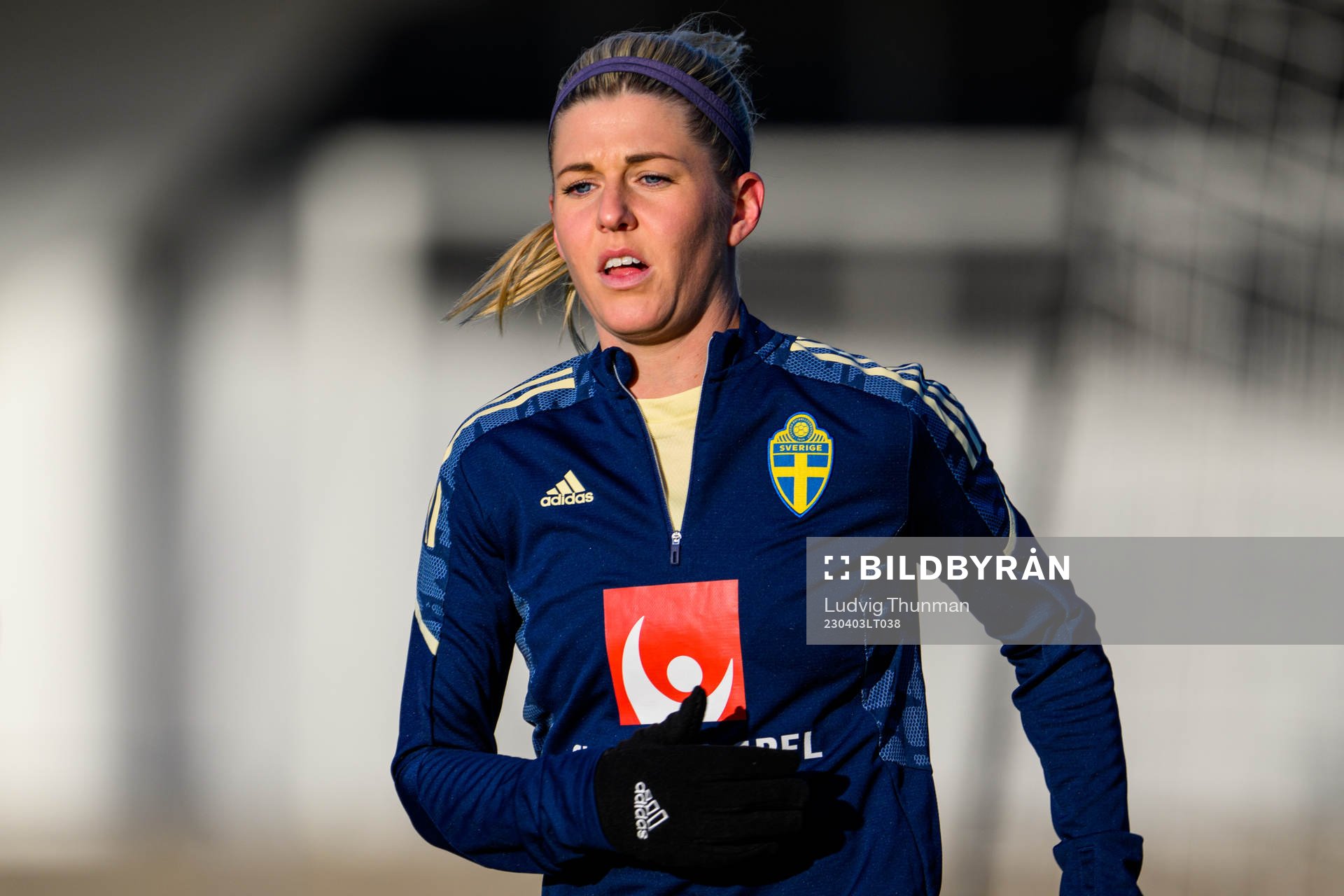 Olivia Schough of the Swedish women's national football