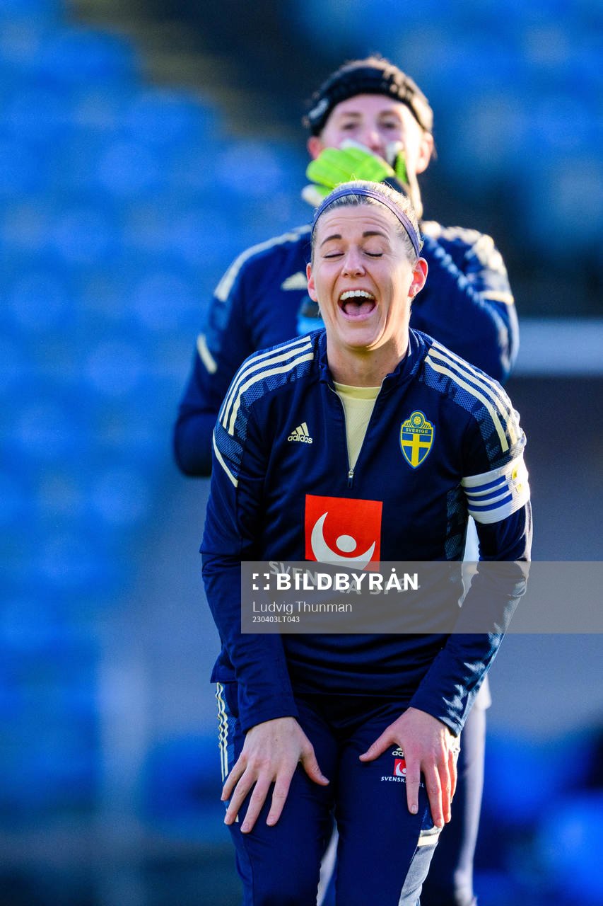 Olivia Schough of the Swedish women's national football