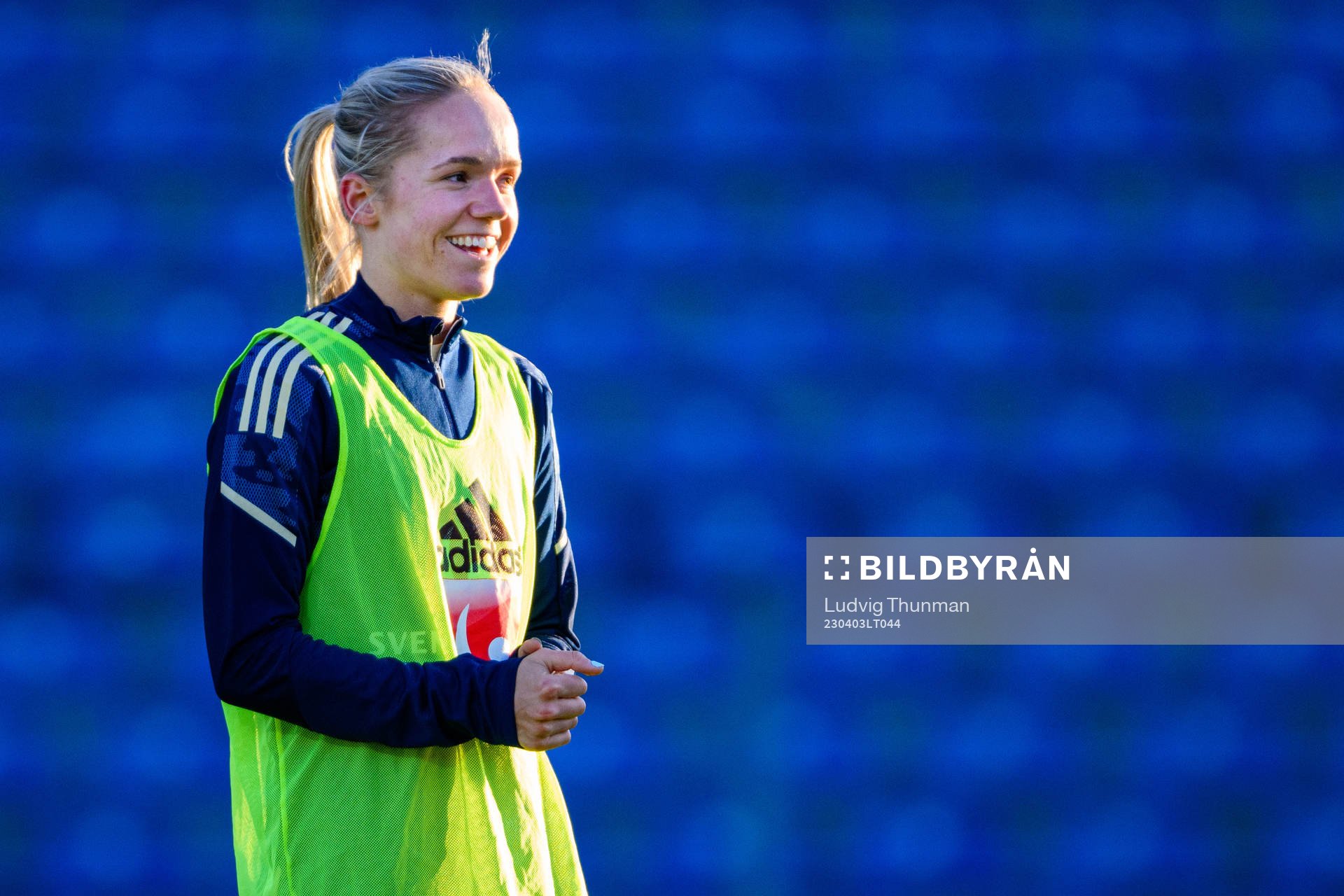 Hanna Lundkvist of the Swedish women's national football